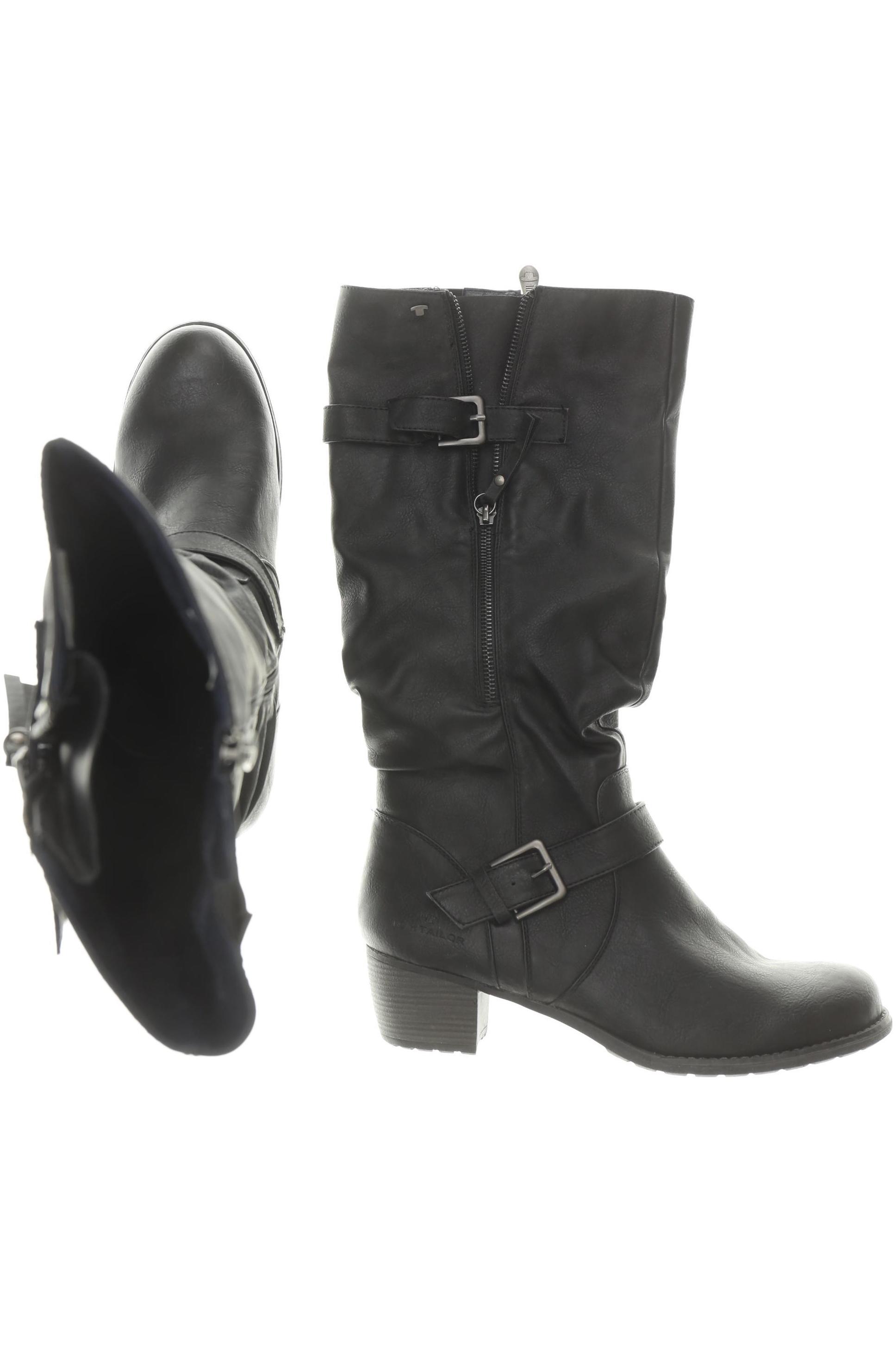 

Tom Tailor Damen Stiefel, schwarz, Gr. 42