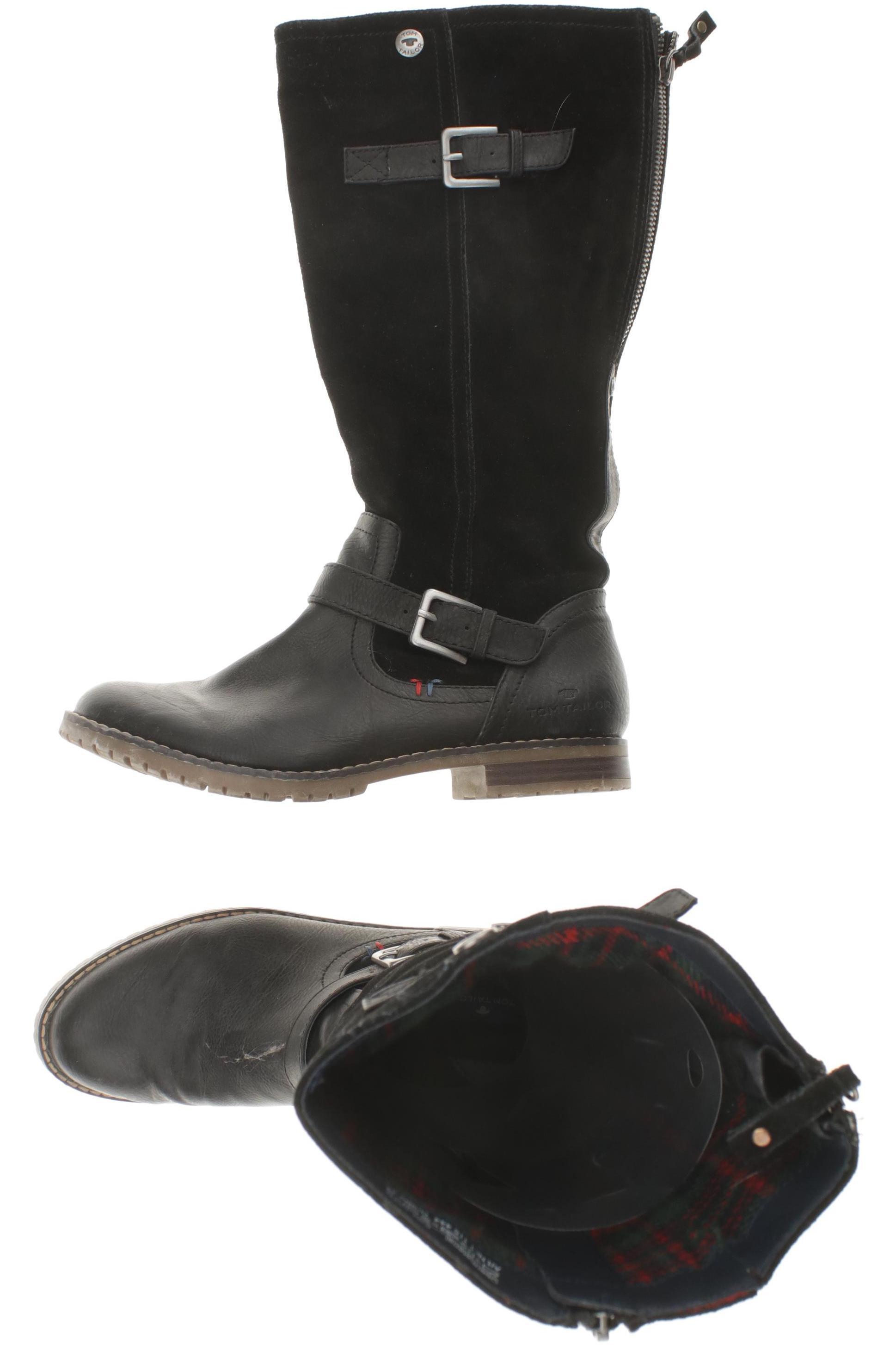 

Tom Tailor Damen Stiefel, schwarz, Gr. 38