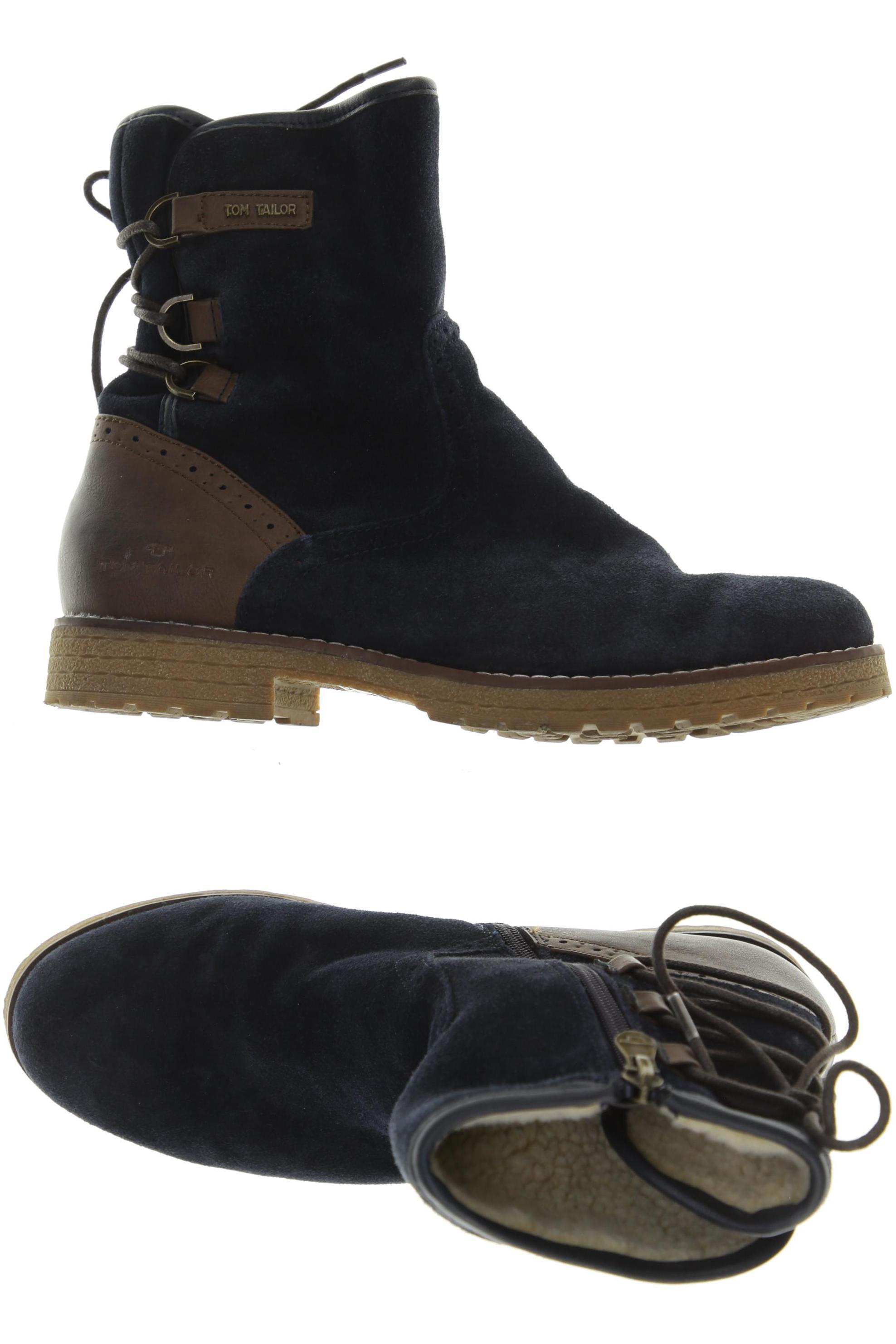 

Tom Tailor Damen Stiefelette, blau, Gr. 40
