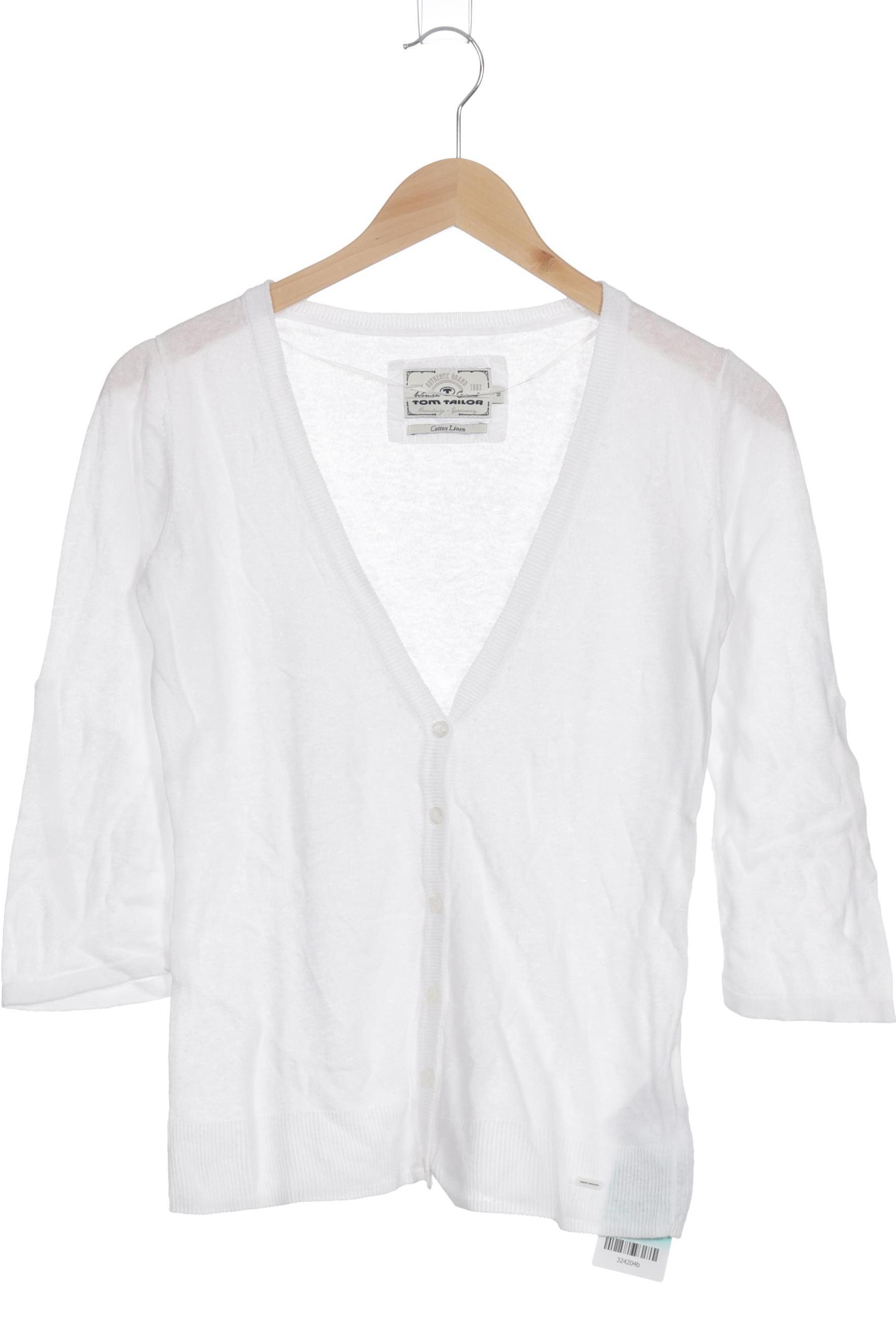 

Tom Tailor Damen Strickjacke, weiß, Gr.