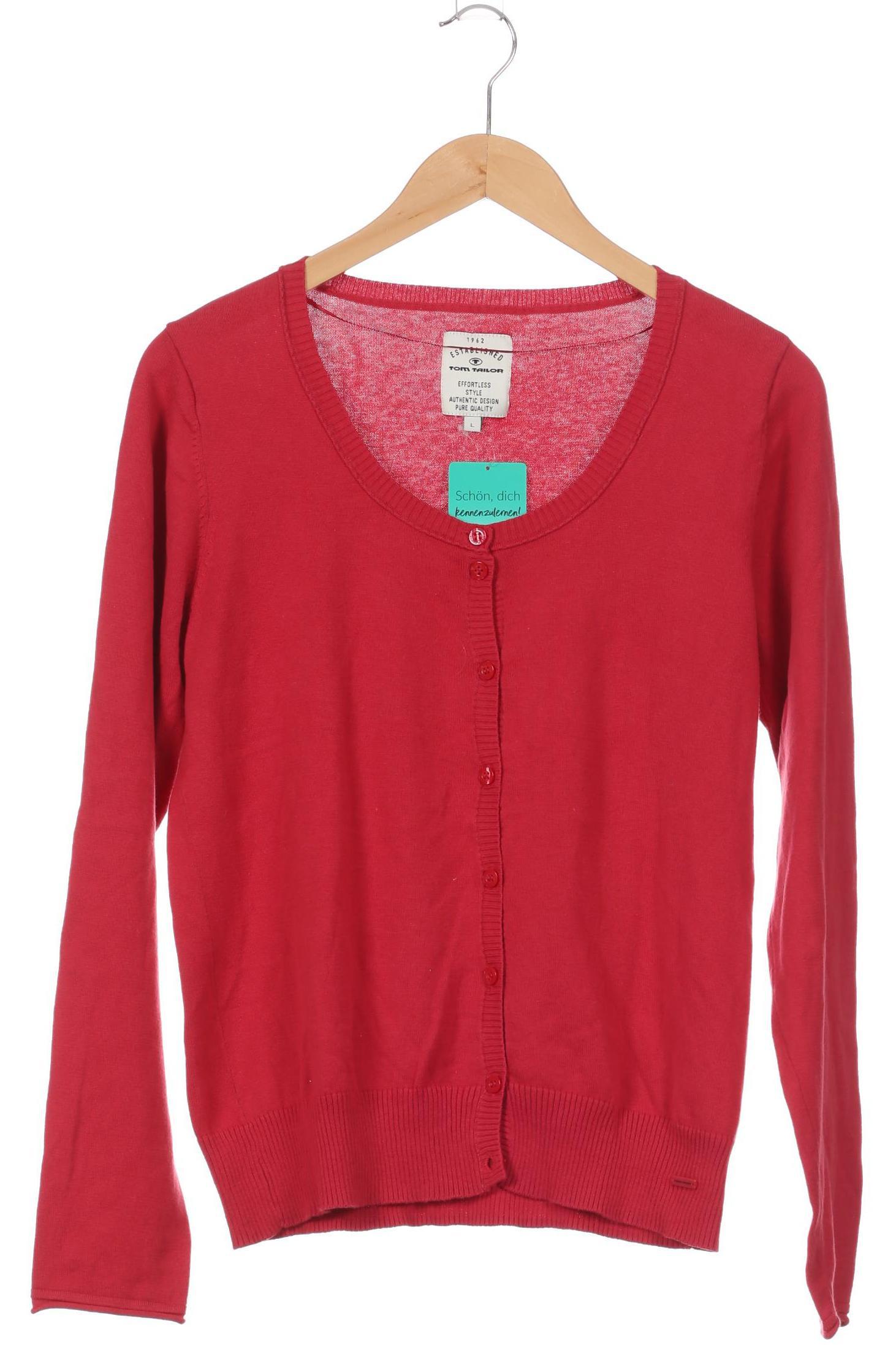 

Tom Tailor Damen Strickjacke, rot, Gr.