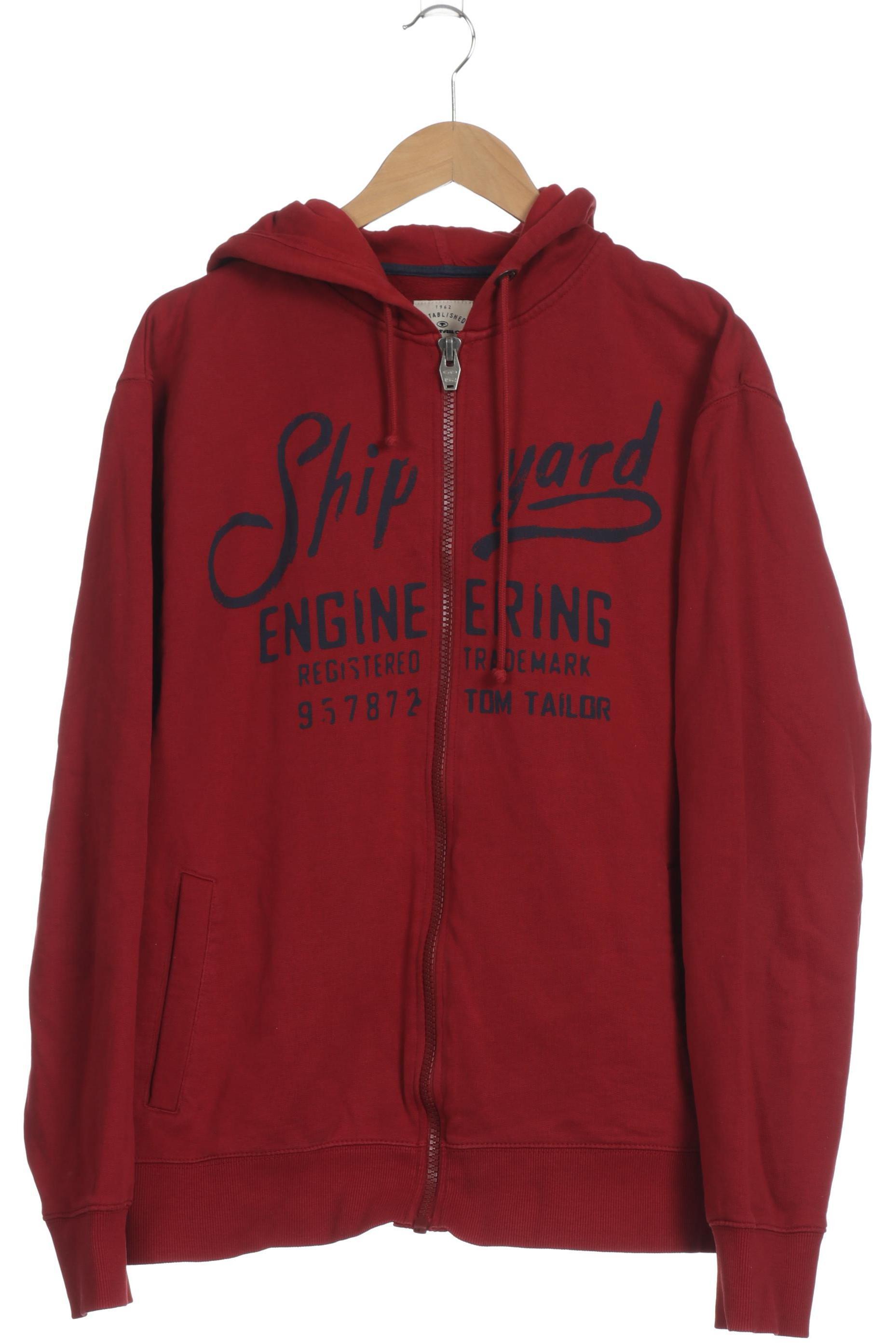 

Tom Tailor Herren Kapuzenpullover, rot, Gr.