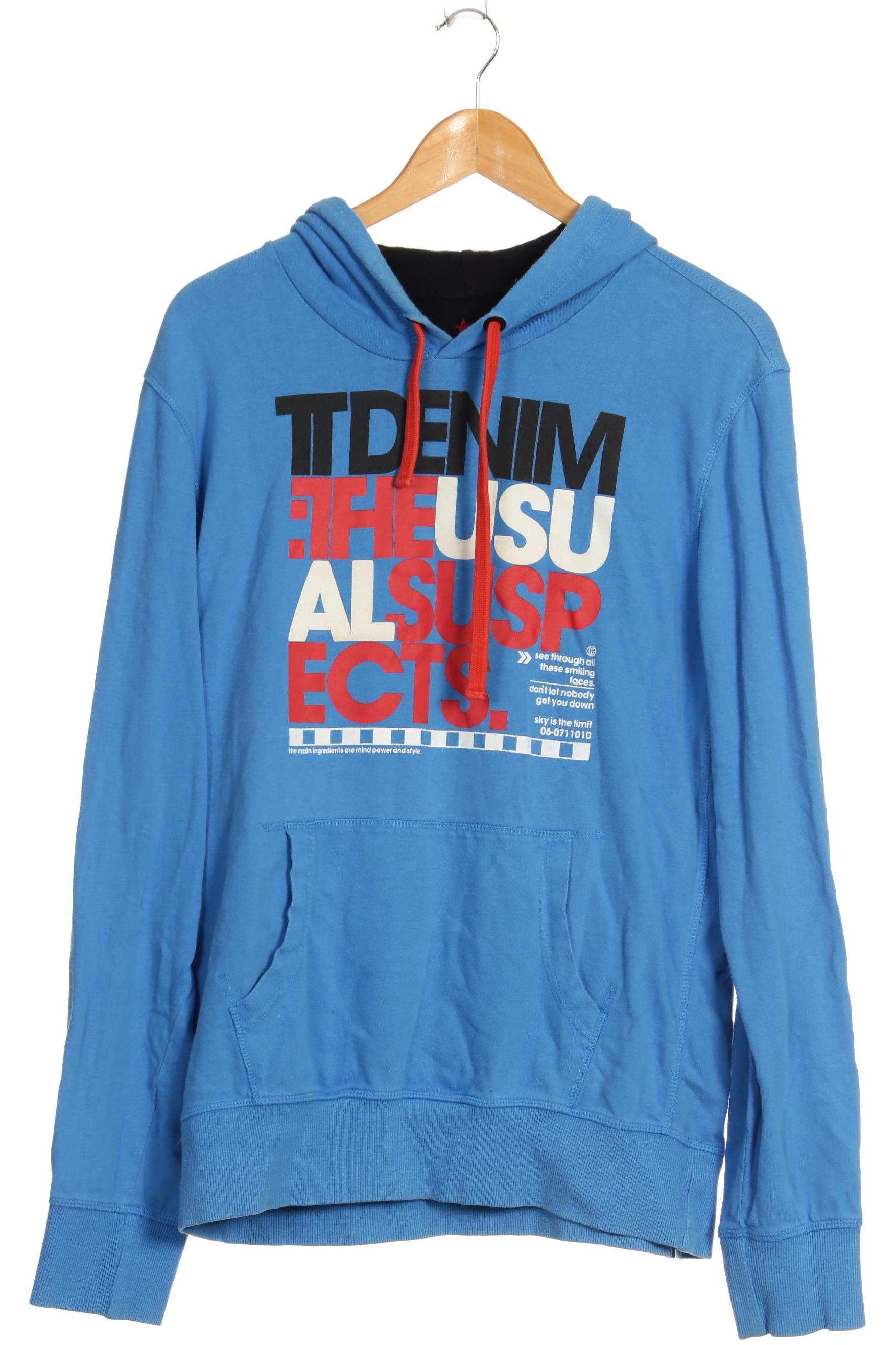 

Tom Tailor Herren Kapuzenpullover, blau, Gr.
