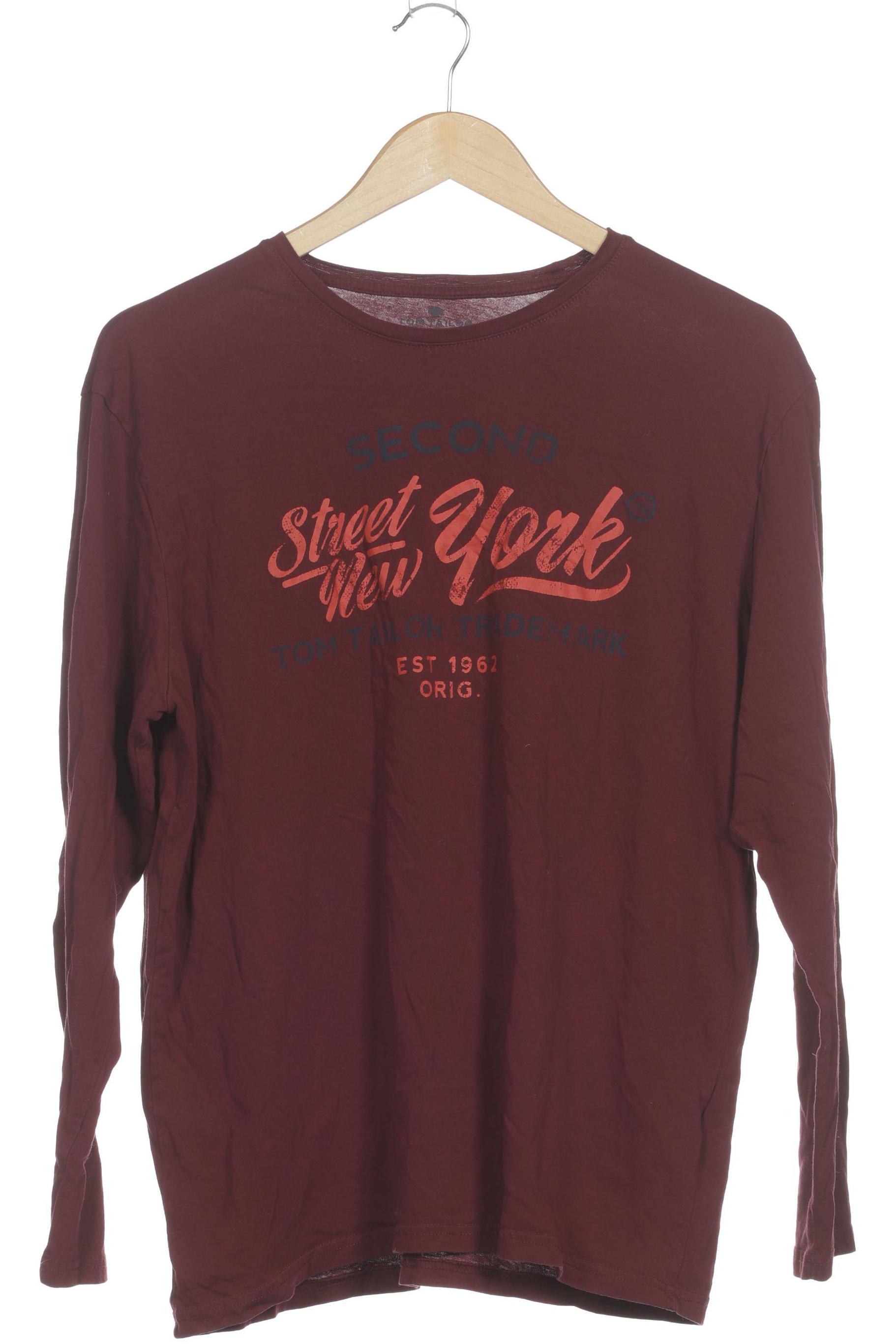 

Tom Tailor Herren Langarmshirt, rot, Gr.