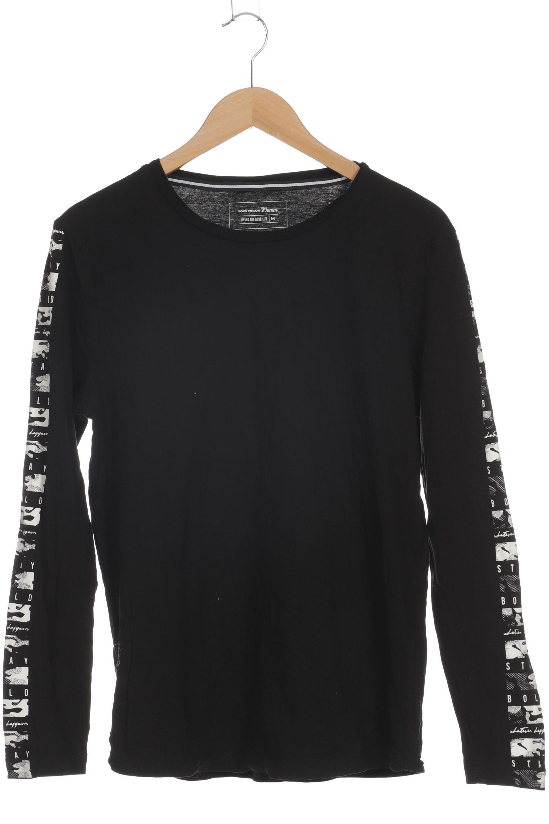 

Tom Tailor Herren Langarmshirt, schwarz, Gr.