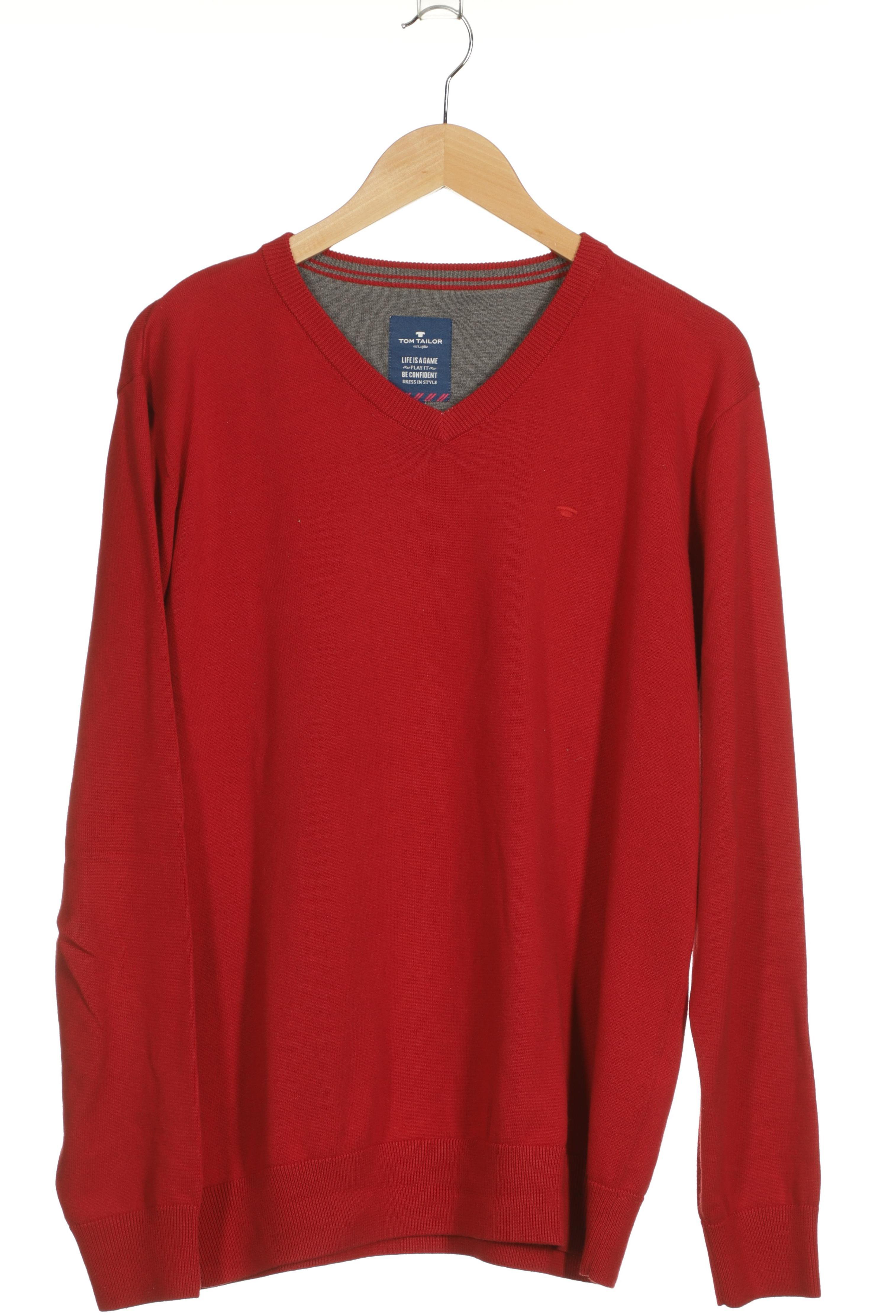 

Tom Tailor Herren Pullover, rot, Gr.