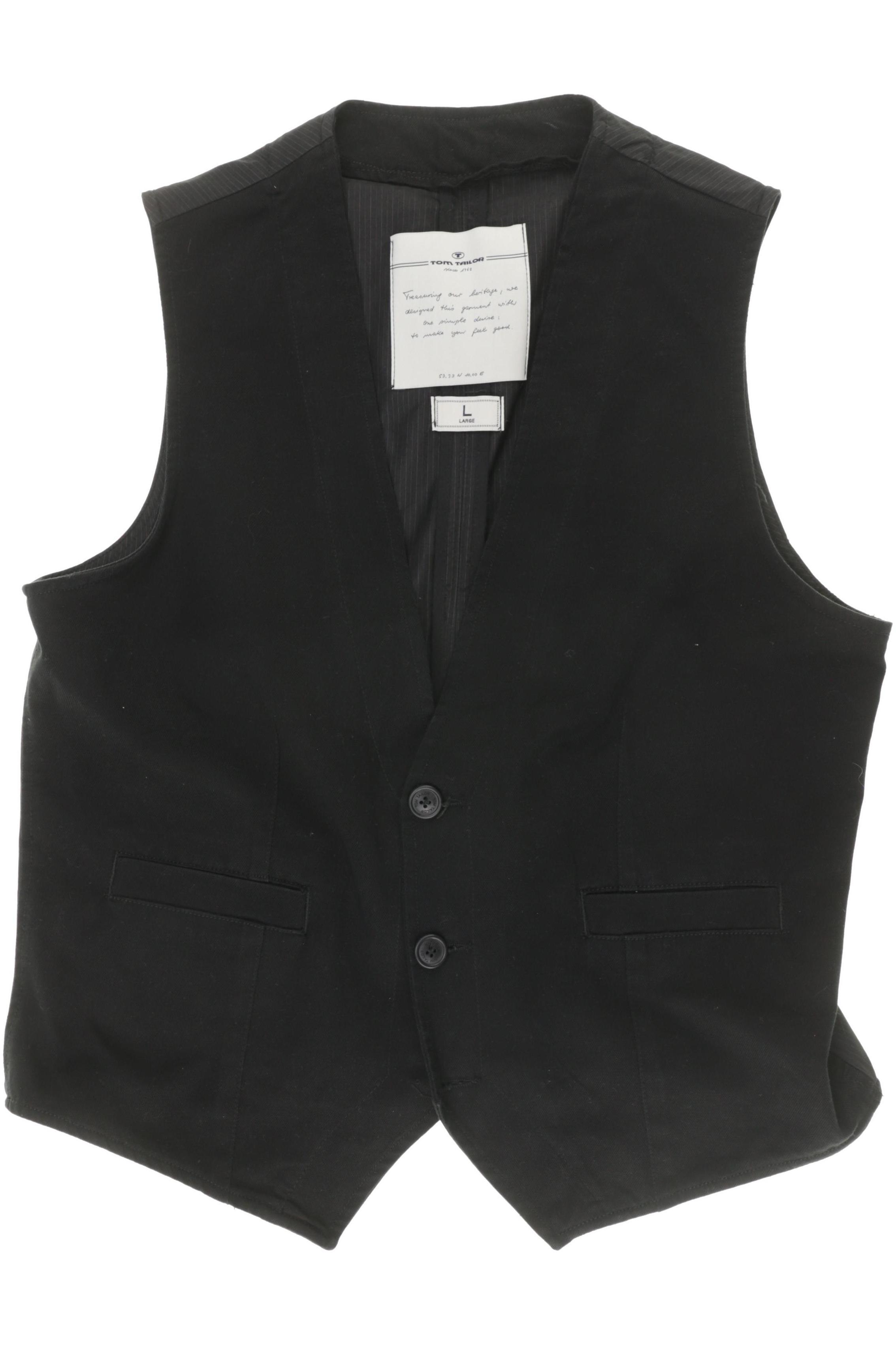 Thumbnail - Tom Tailor Herren Weste, schwarz, Gr.