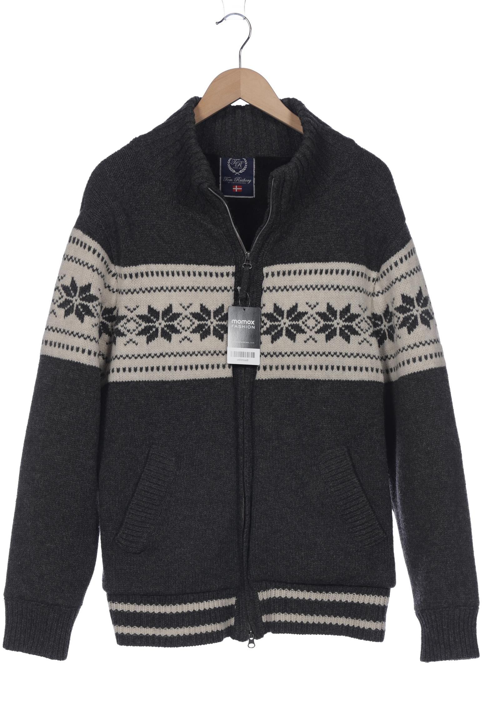 

Tom Rusborg Herren Strickjacke, grau