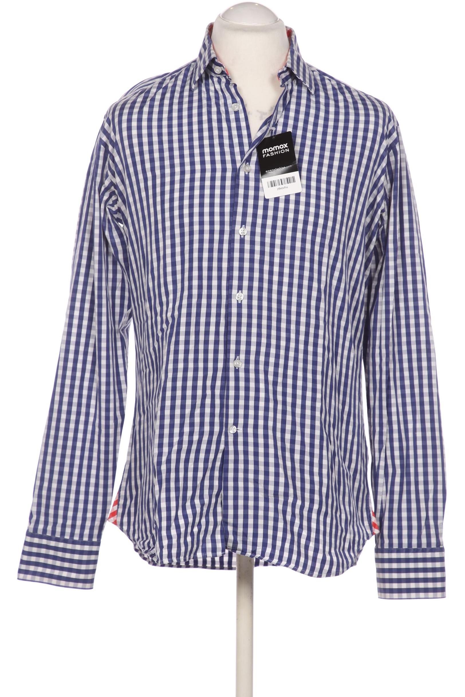 

Tom Rusborg Herren Hemd, marineblau, Gr. 52