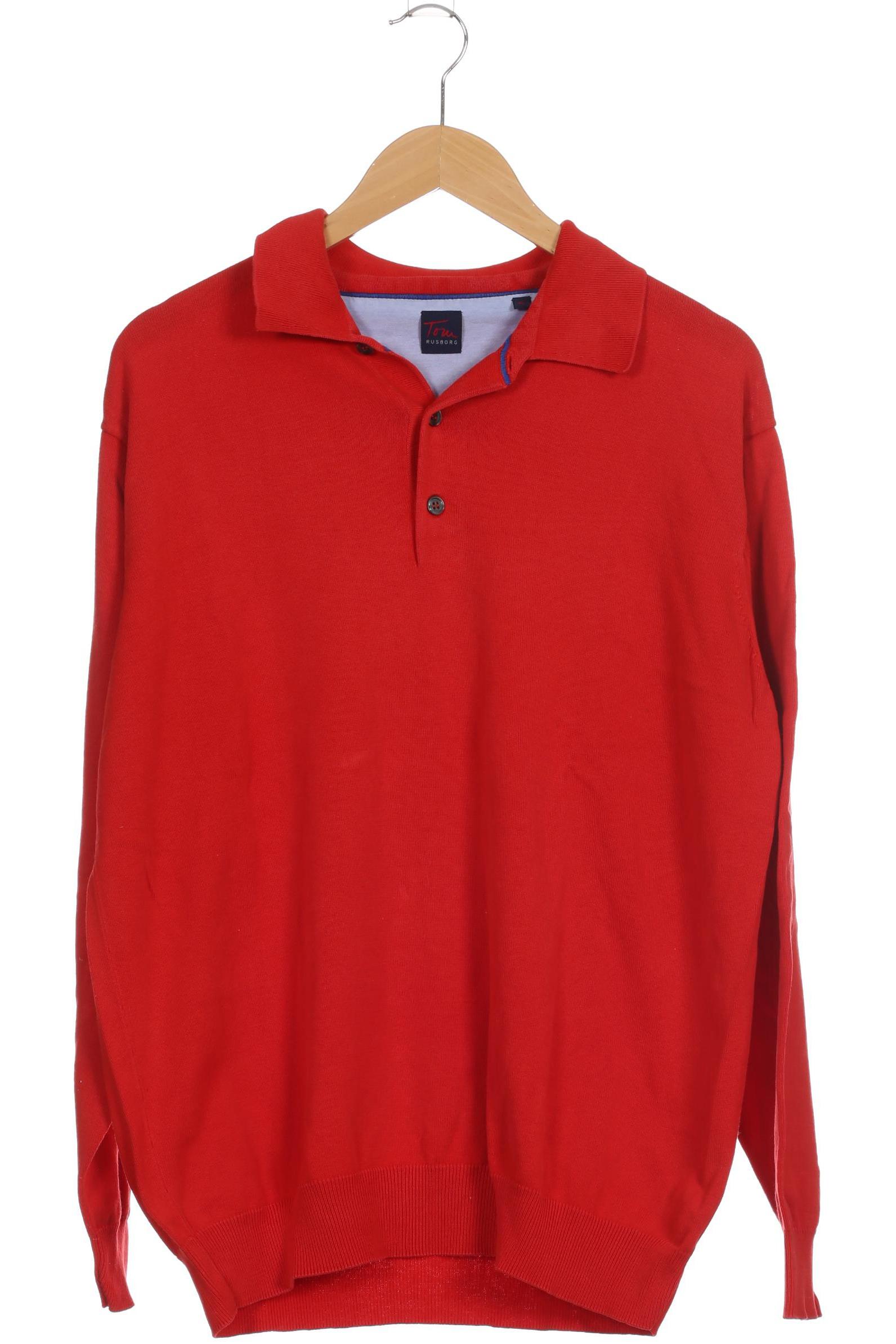 

Tom Rusborg Herren Pullover, rot, Gr. 54