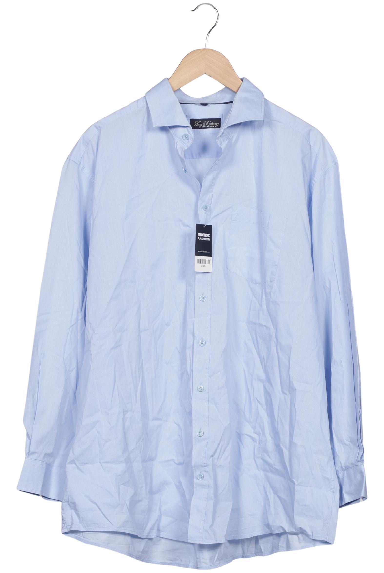 

Tom Rusborg Herren Hemd, blau, Gr. 58