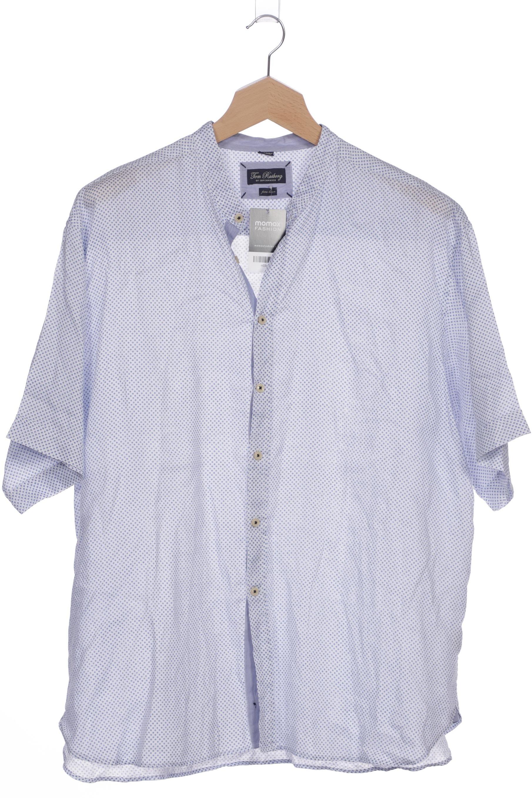 

Tom Rusborg Herren Hemd, hellblau, Gr. 58