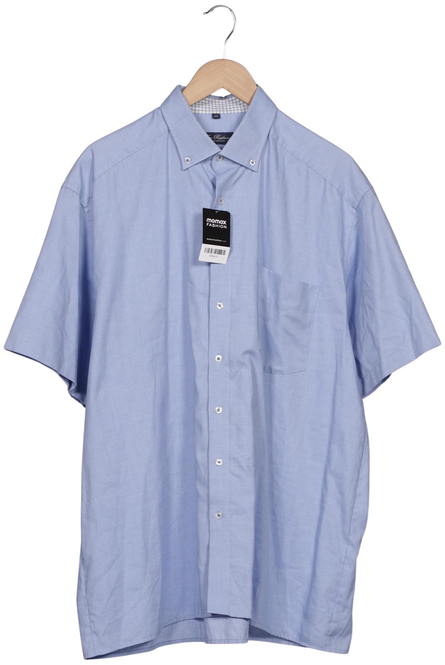 

Tom Rusborg Herren Hemd, blau, Gr. 56