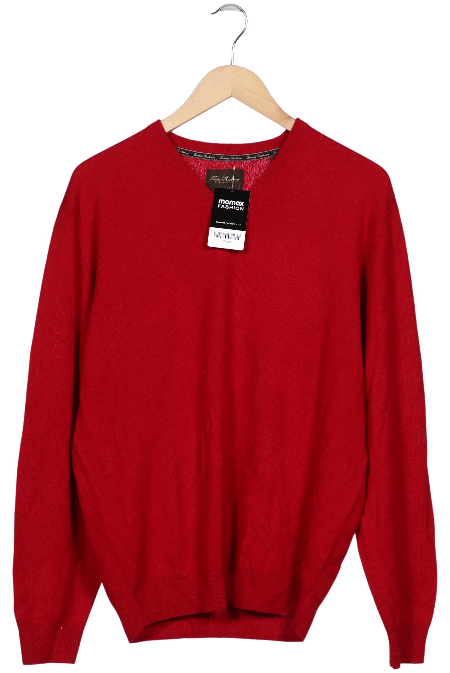 

Tom Rusborg Herren Pullover, rot, Gr. 52