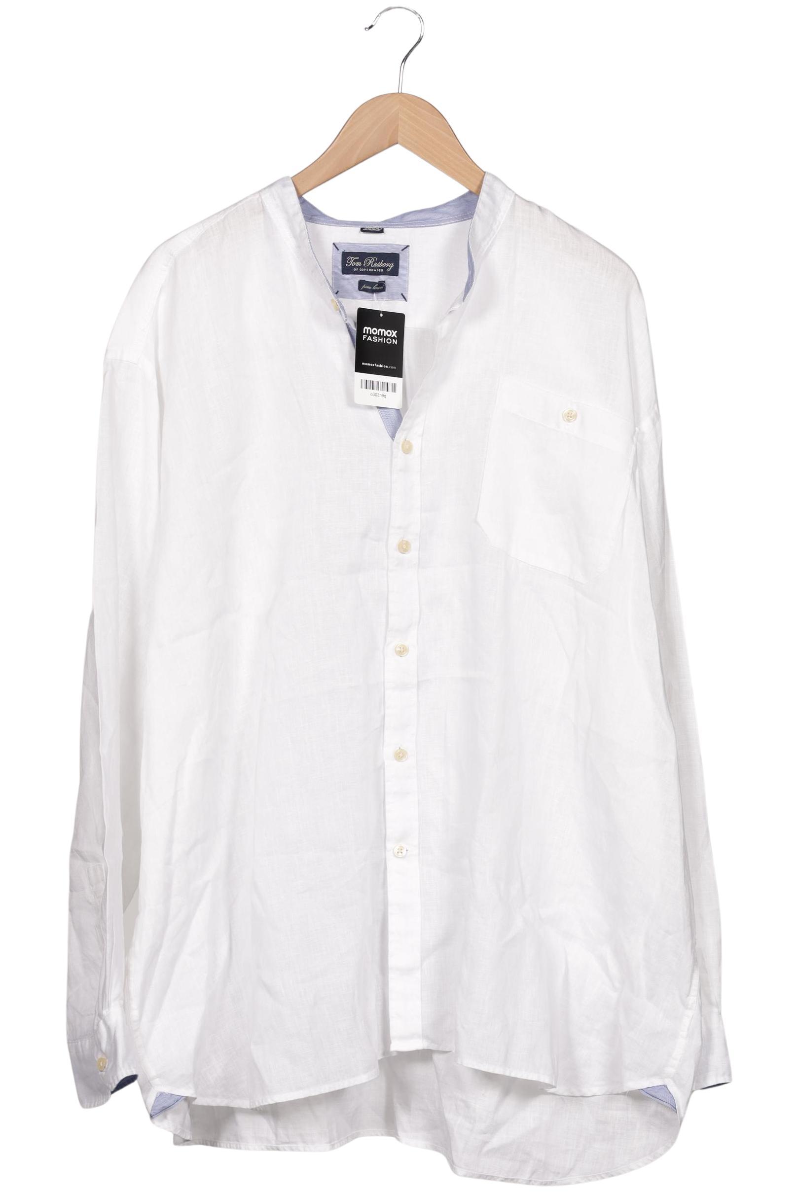 

Tom Rusborg Herren Hemd, weiß, Gr. 58