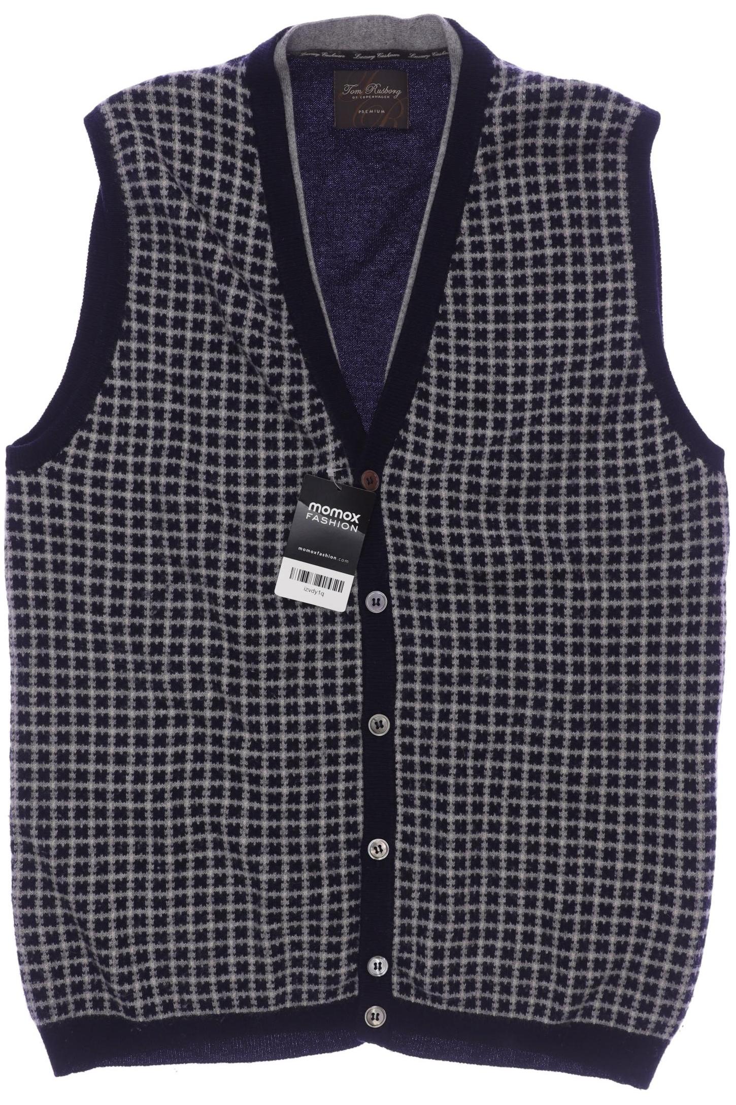 

Tom Rusborg Herren Strickjacke, marineblau, Gr. 52