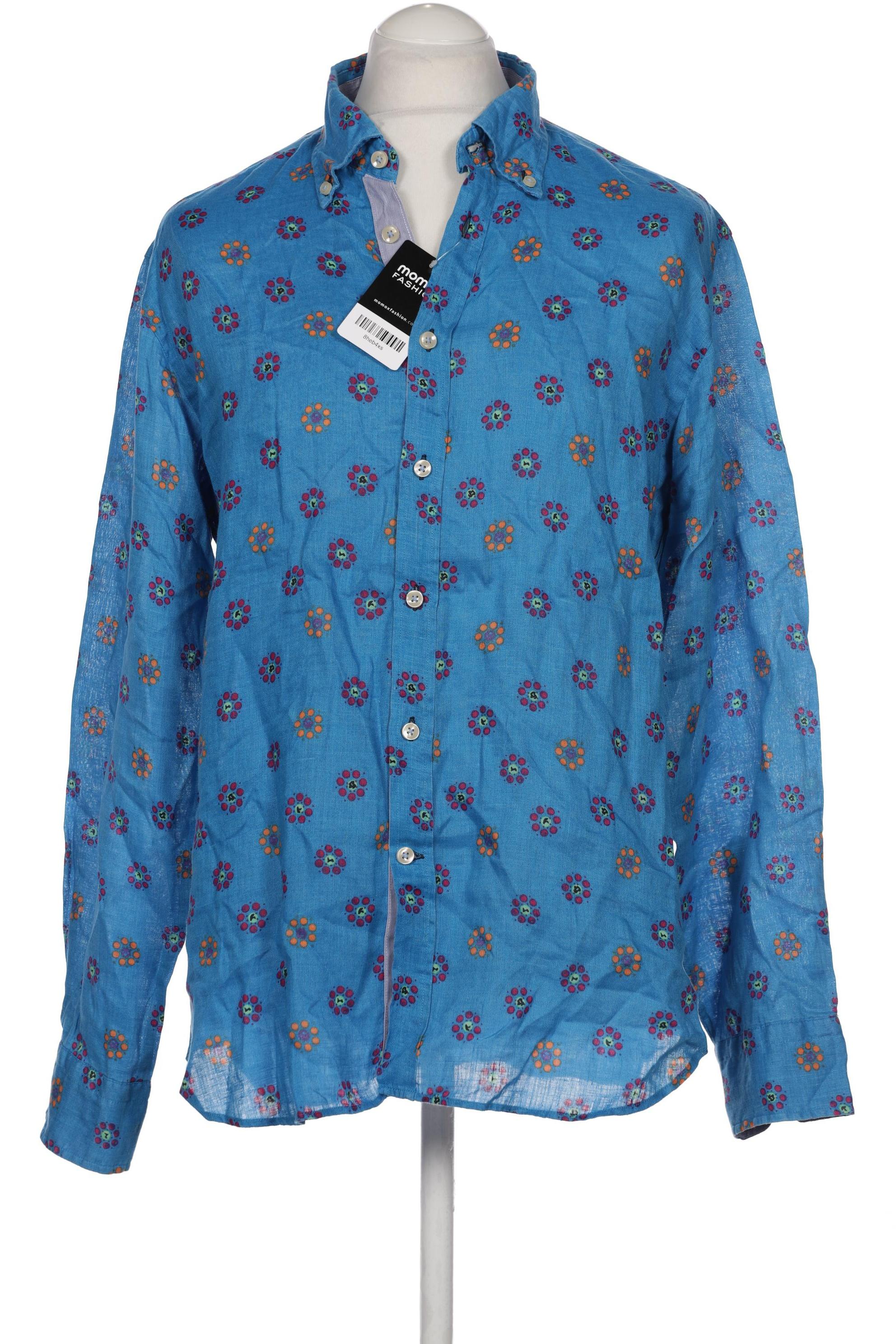 

Tom Rusborg Herren Hemd, blau, Gr. 52