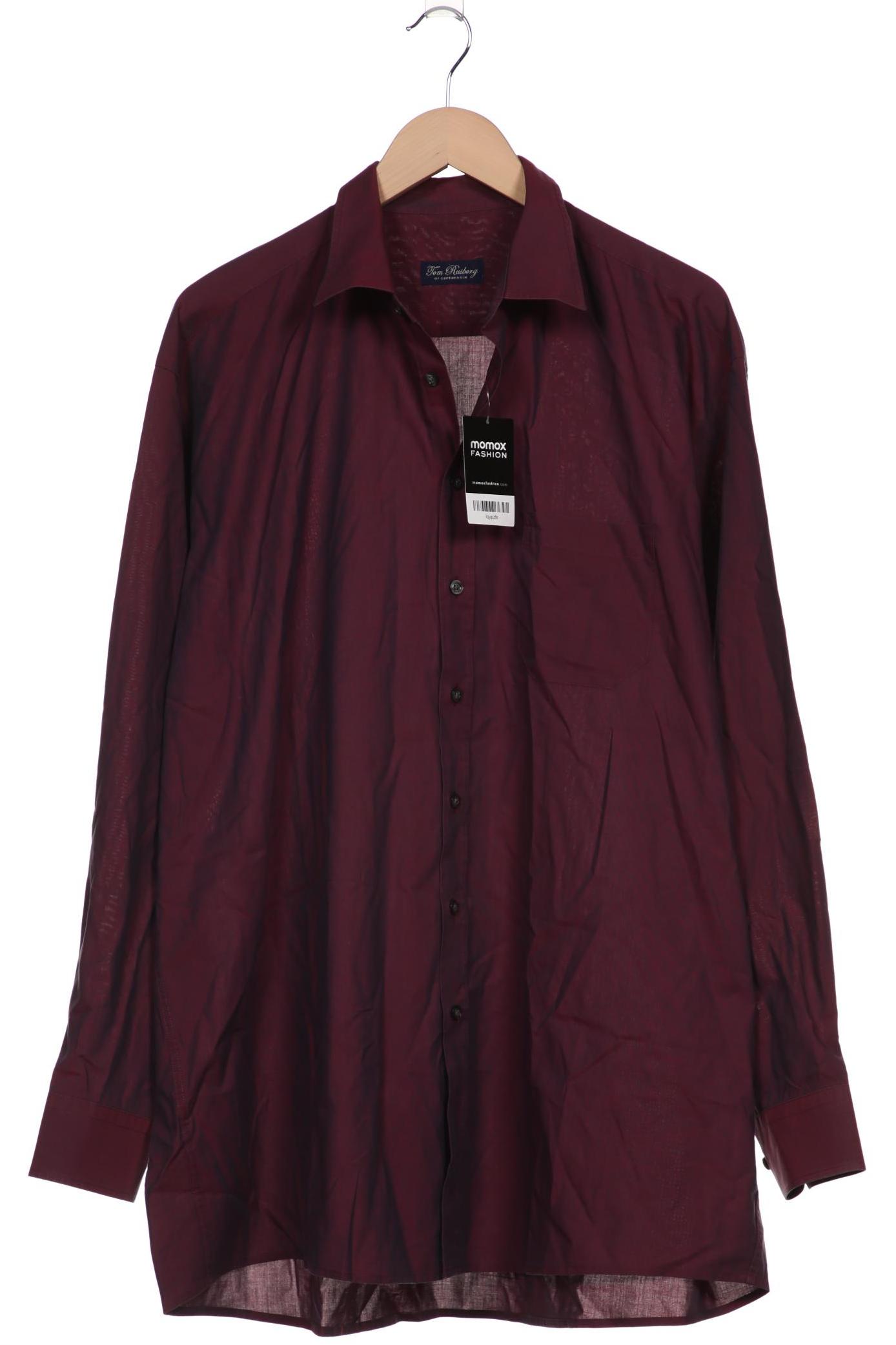 

Tom Rusborg Herren Hemd, bordeaux