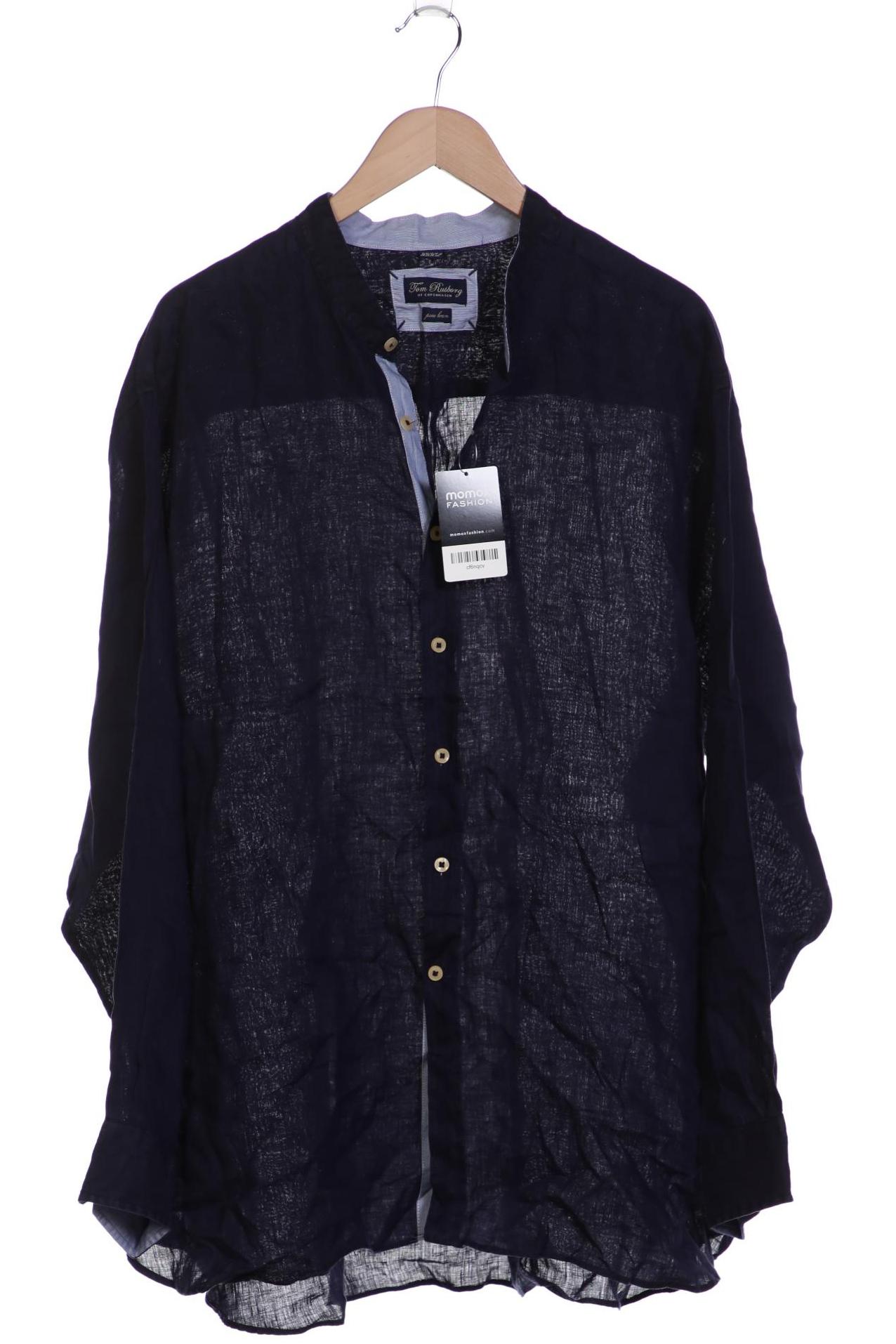 

Tom Rusborg Herren Hemd, marineblau, Gr. 58