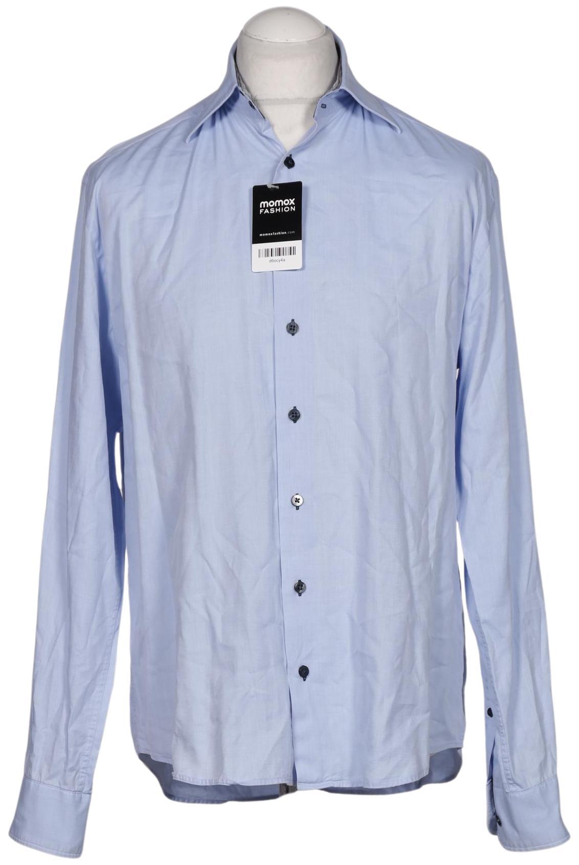 

Tom Rusborg Herren Hemd, blau, Gr. 48