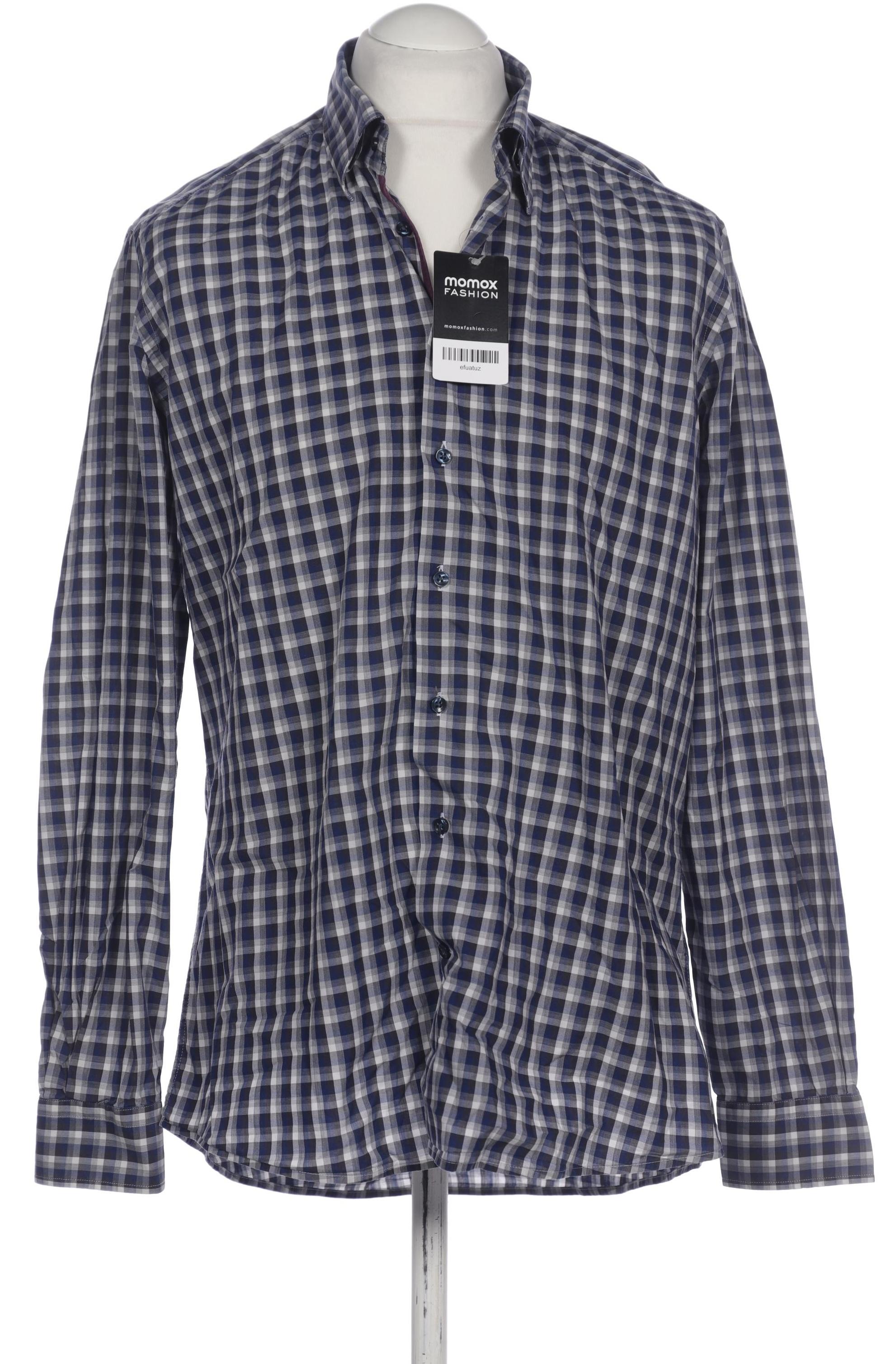 

Tom Rusborg Herren Hemd, marineblau, Gr. 52