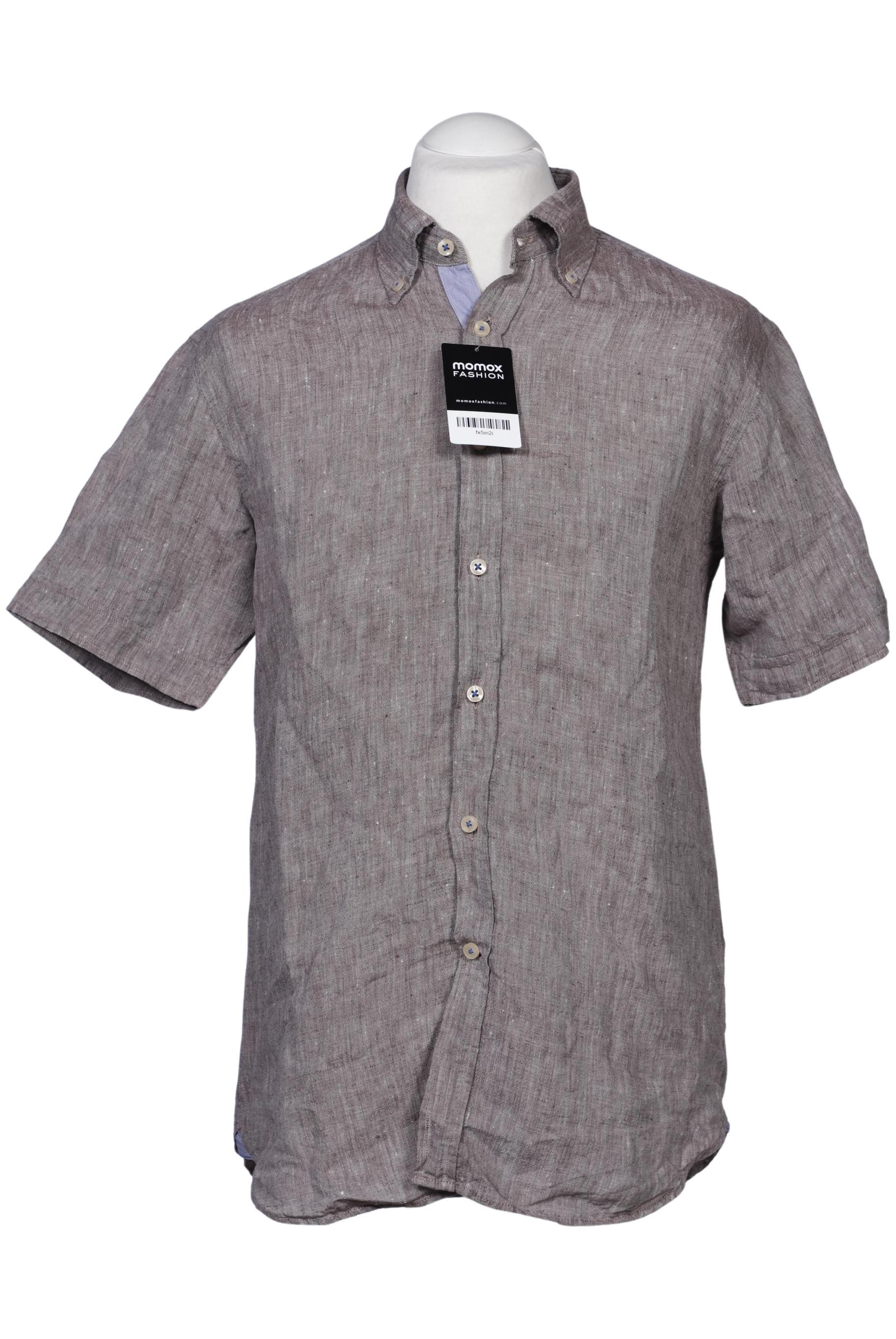 

Tom Rusborg Herren Hemd, braun, Gr. 48