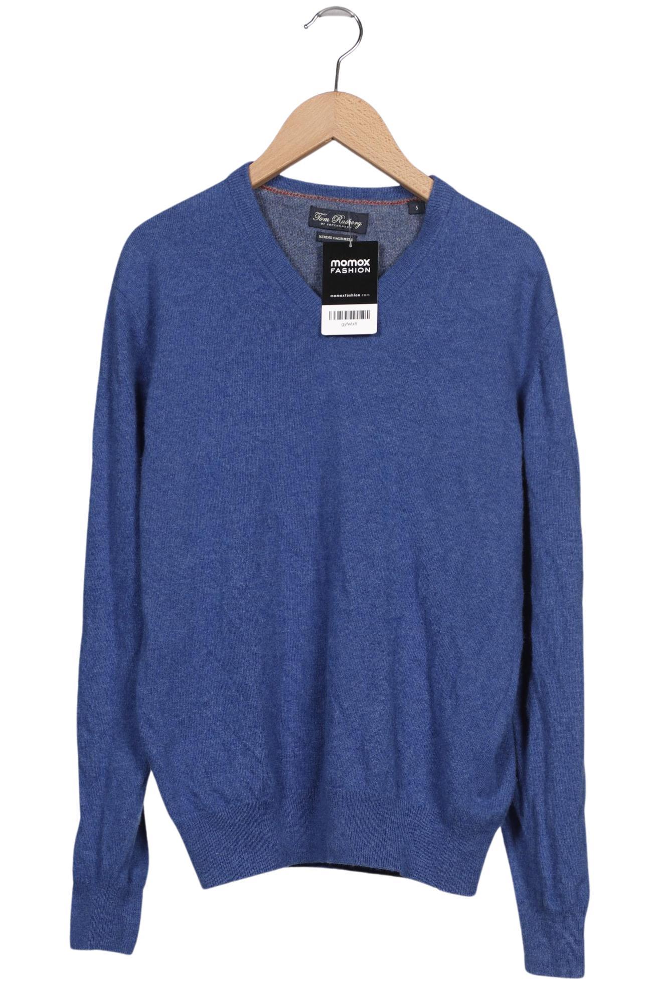 

Tom Rusborg Herren Pullover, blau, Gr. 46