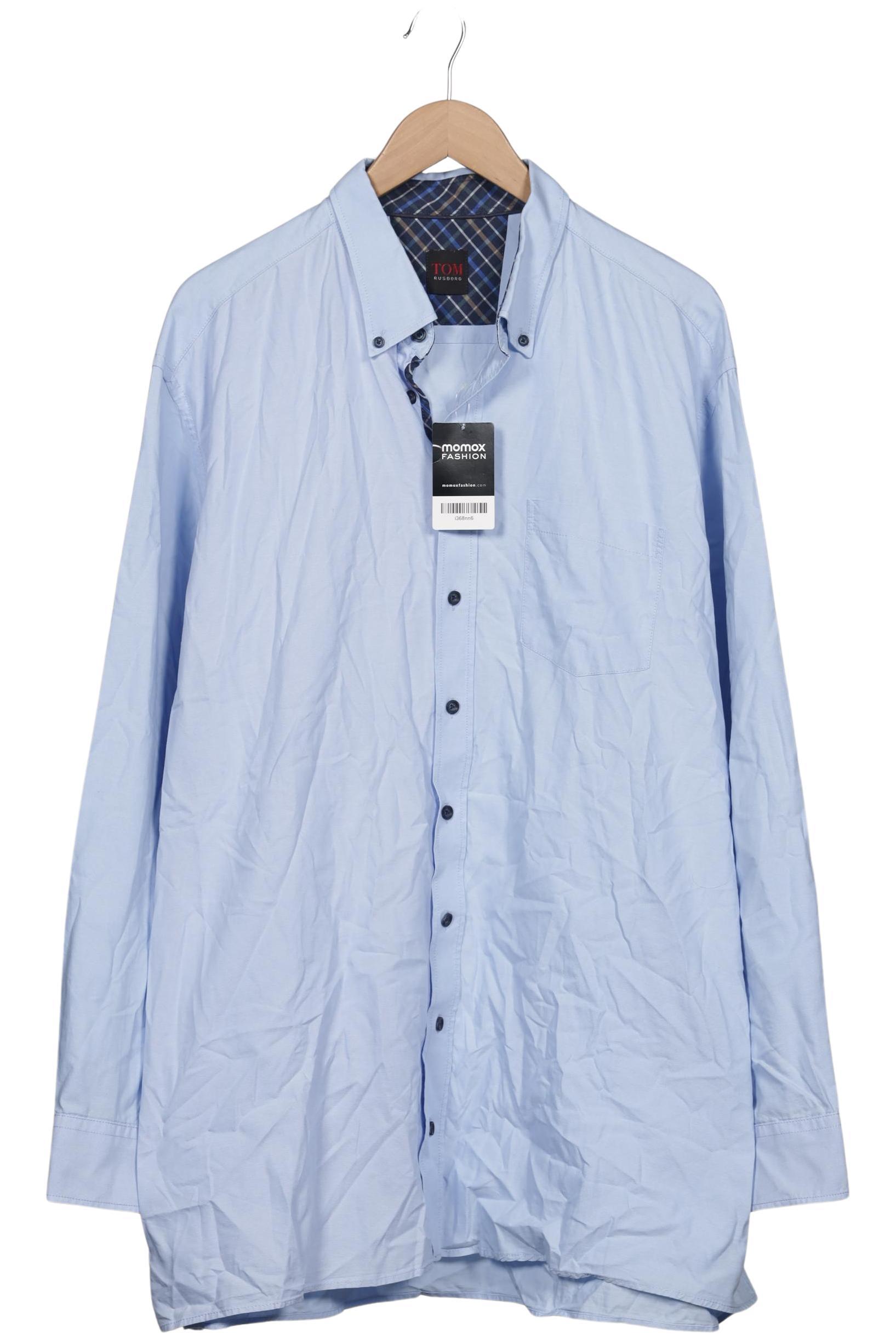 

Tom Rusborg Herren Hemd, hellblau, Gr. 58