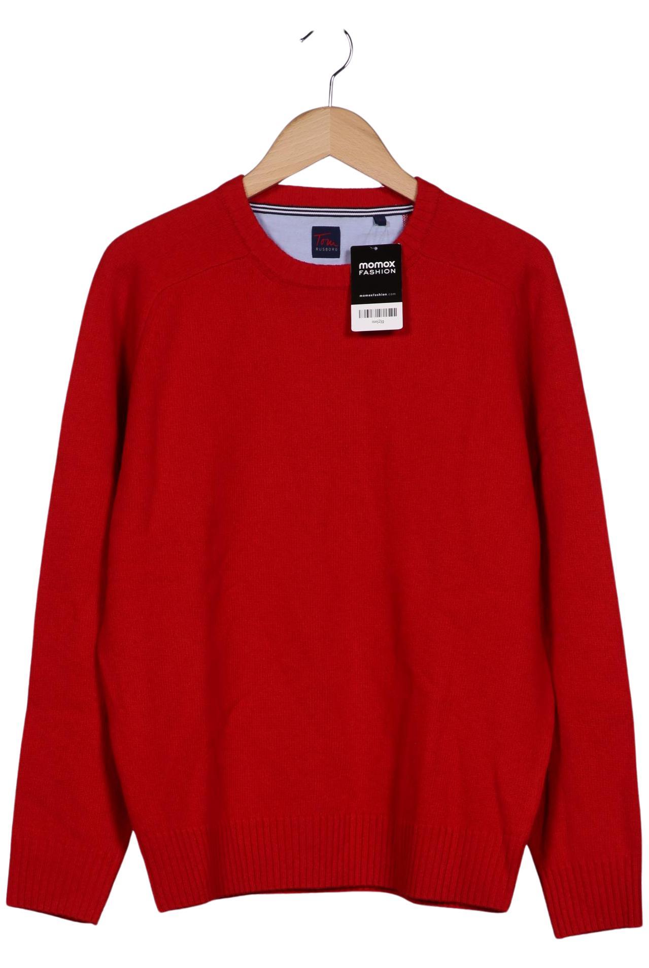 

Tom Rusborg Herren Pullover, rot, Gr. 52