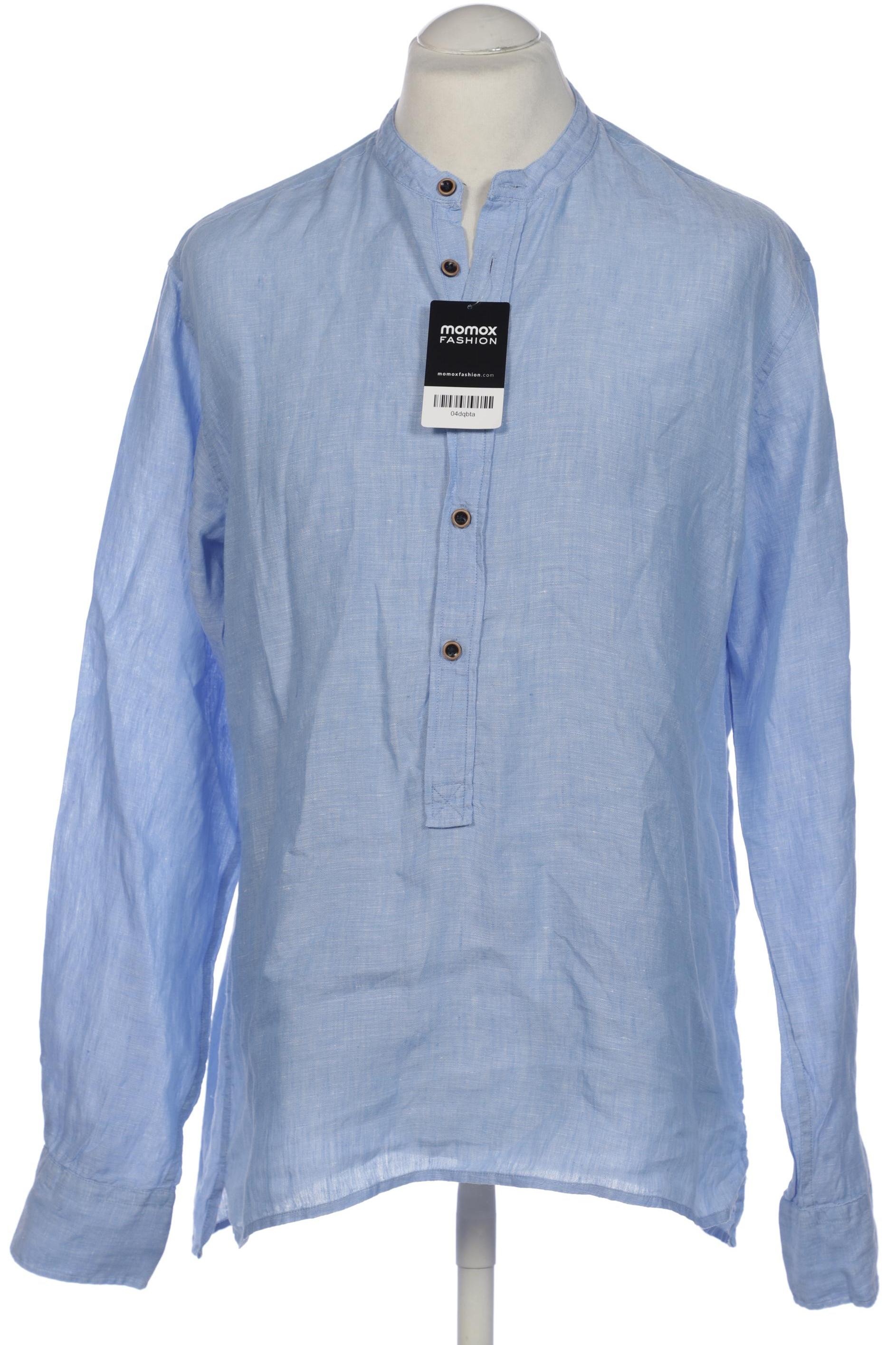 

Tom Rusborg Herren Hemd, blau, Gr. 52