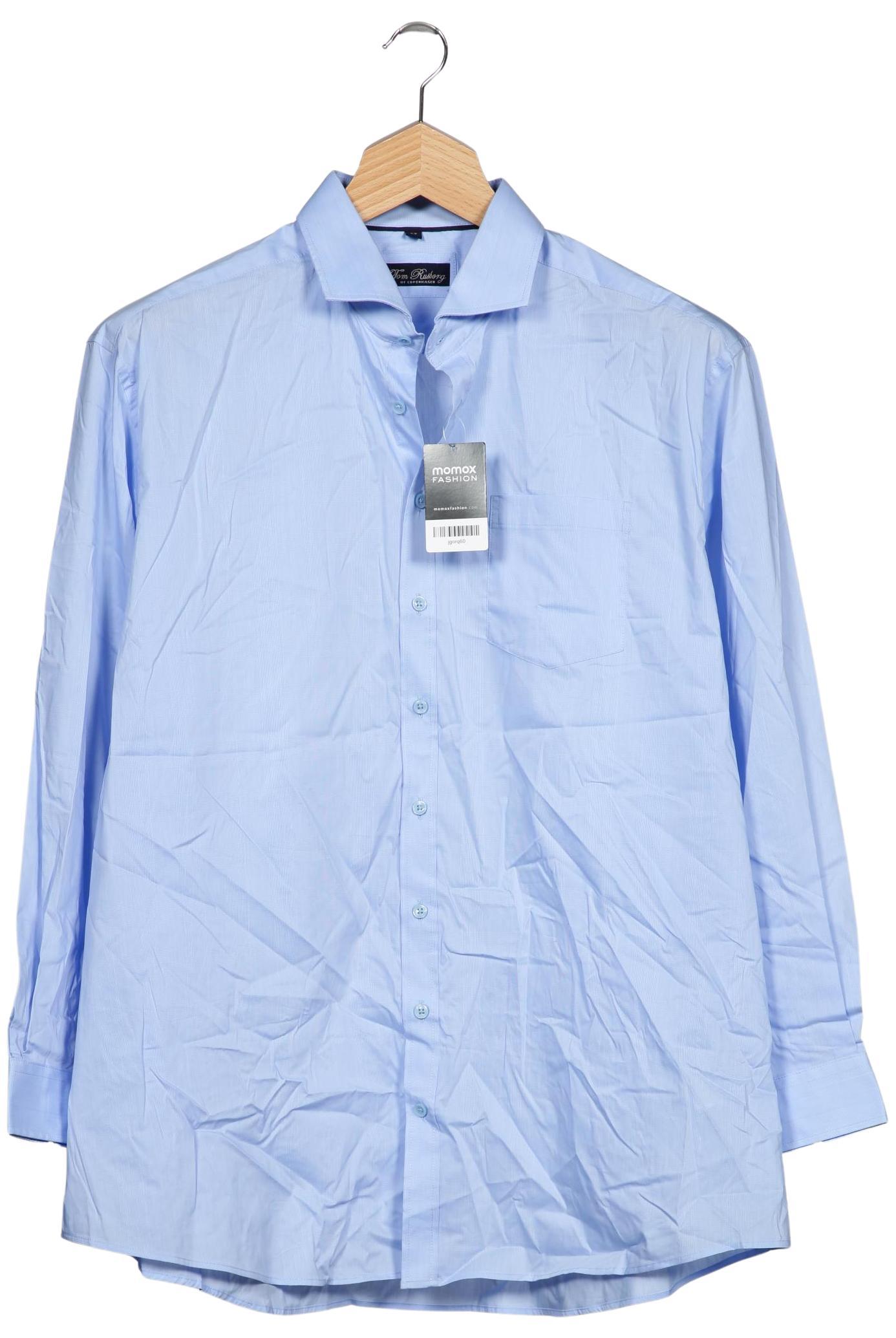 

Tom Rusborg Herren Hemd, hellblau, Gr. 58