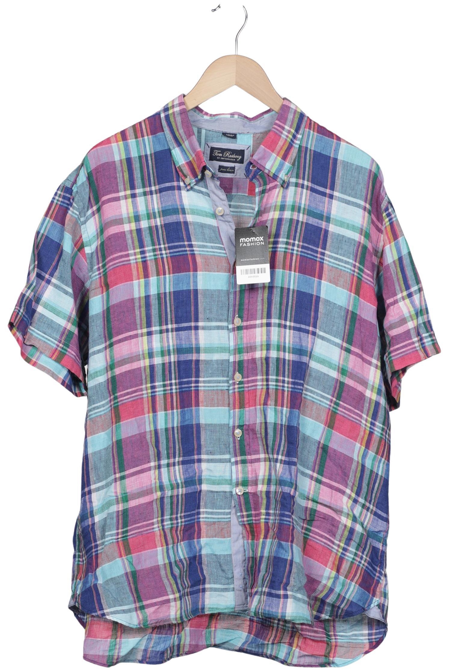 

Tom Rusborg Herren Hemd, blau, Gr. 56