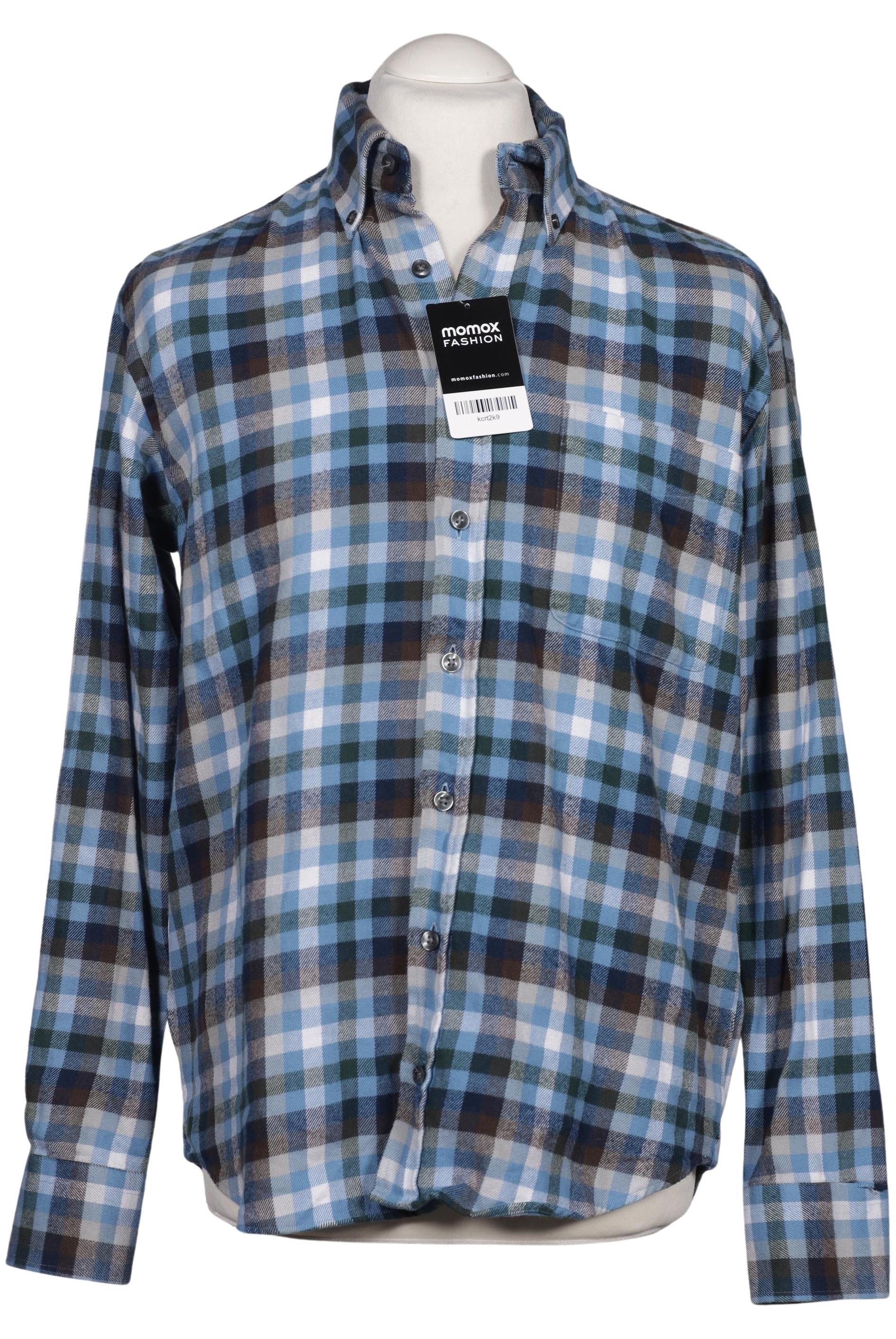 

Tom Rusborg Herren Hemd, blau, Gr. 48