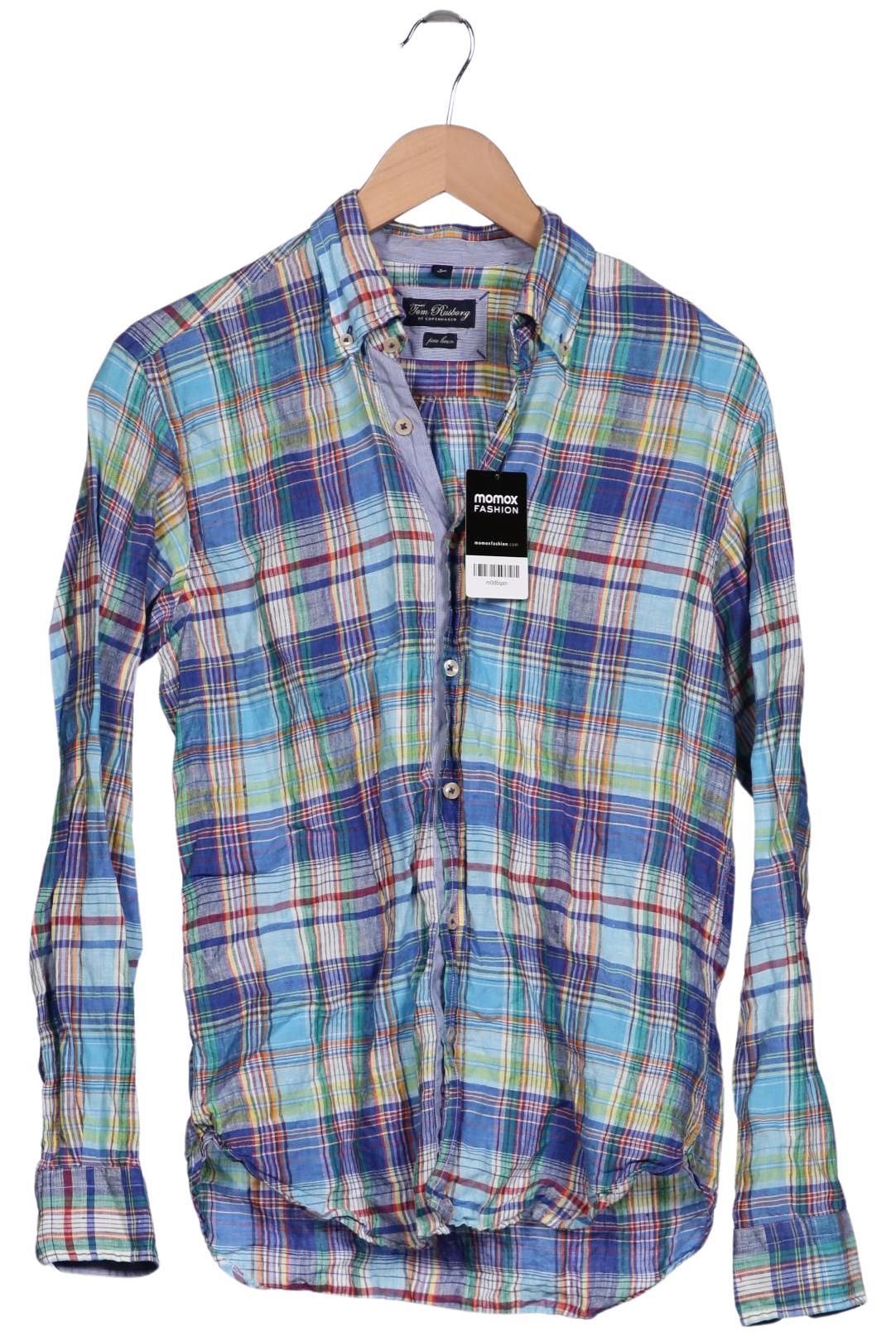 

Tom Rusborg Herren Hemd, blau, Gr. 46