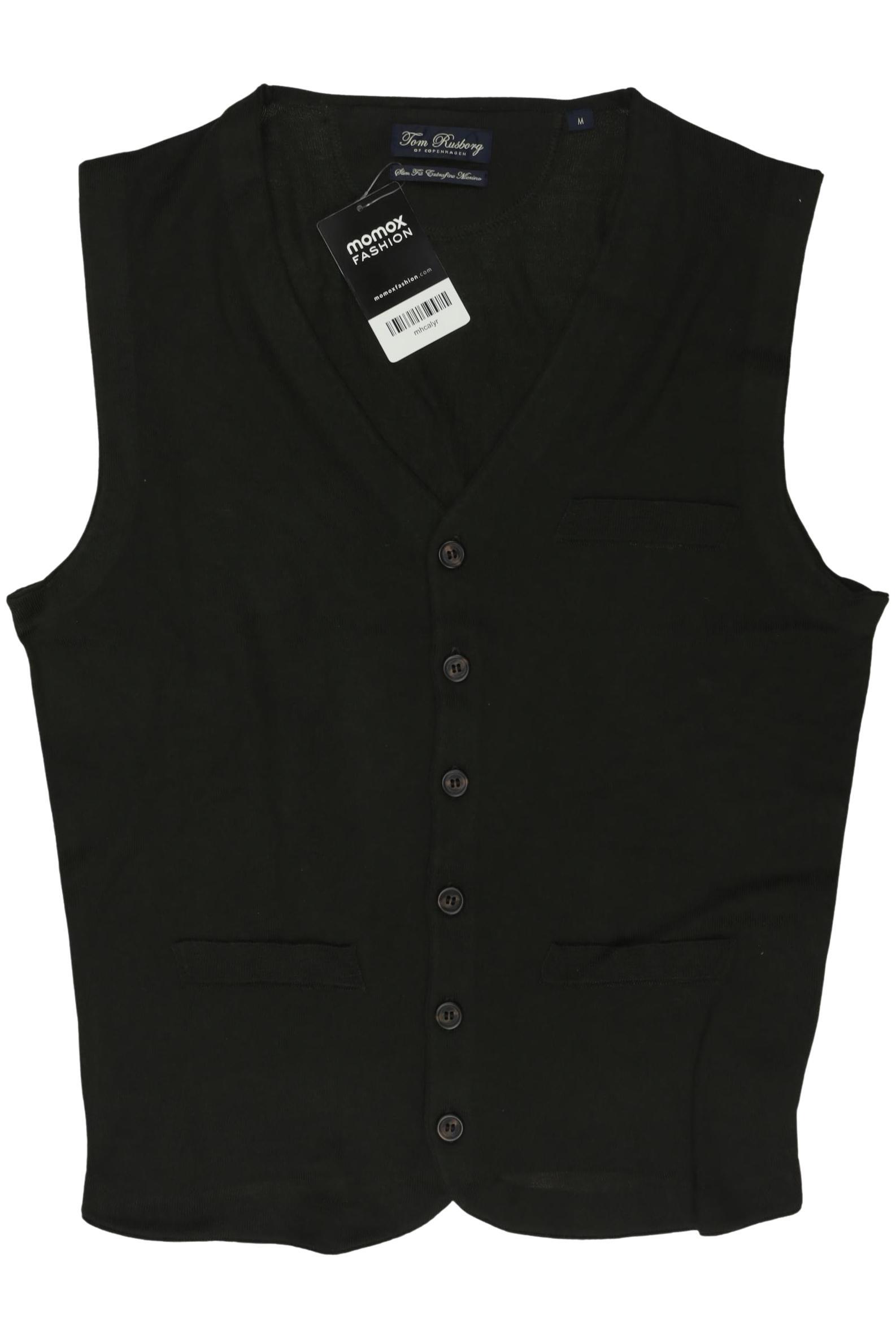 Thumbnail - Tom Rusborg Herren Weste, schwarz, Gr. 48