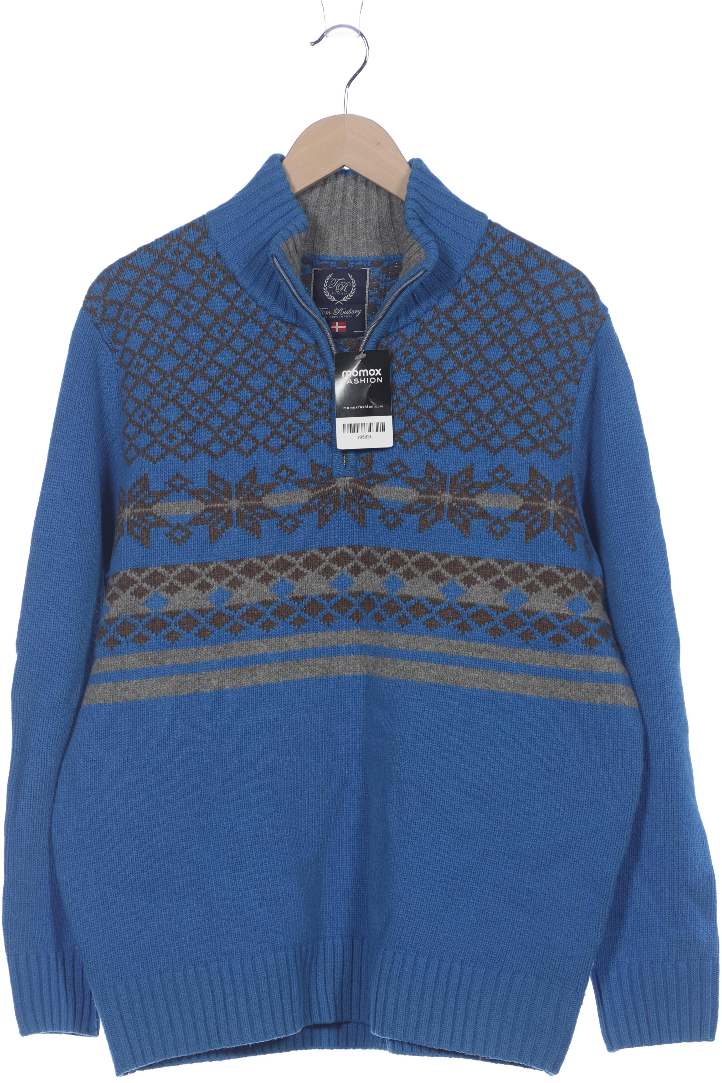 

Tom Rusborg Herren Pullover, blau, Gr. 52