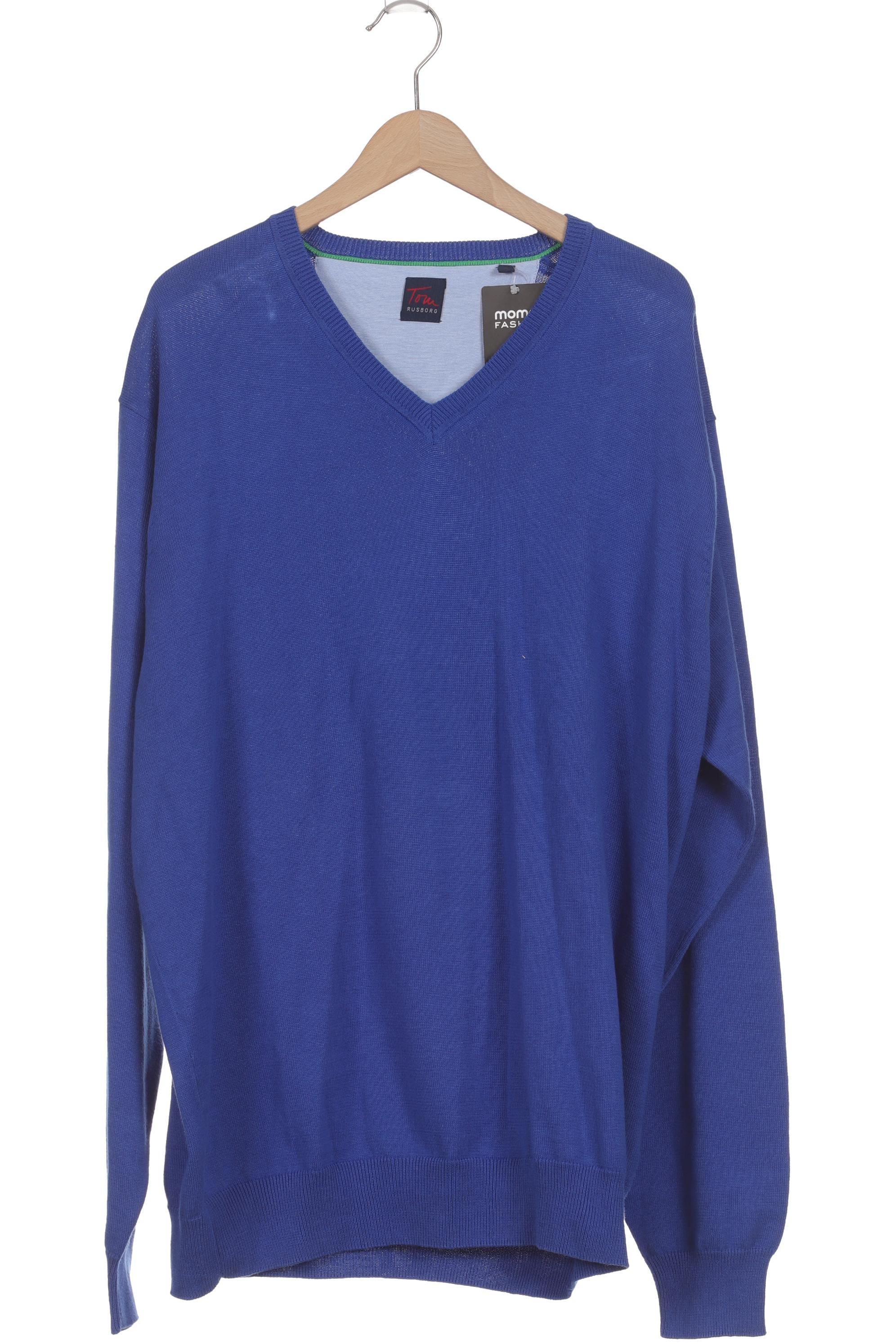 

Tom Rusborg Herren Pullover, blau, Gr. 52