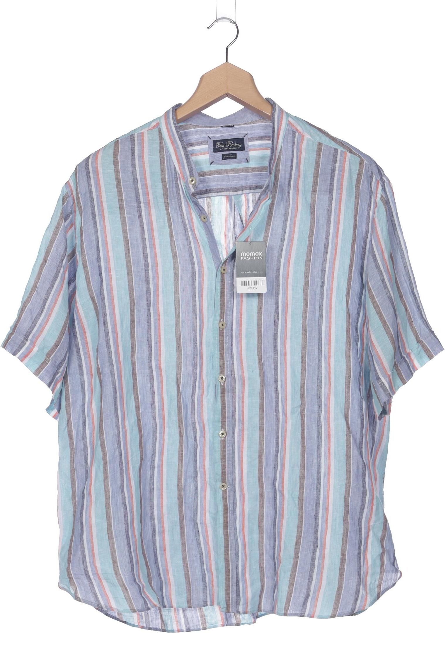 

Tom Rusborg Herren Hemd, blau, Gr. 58
