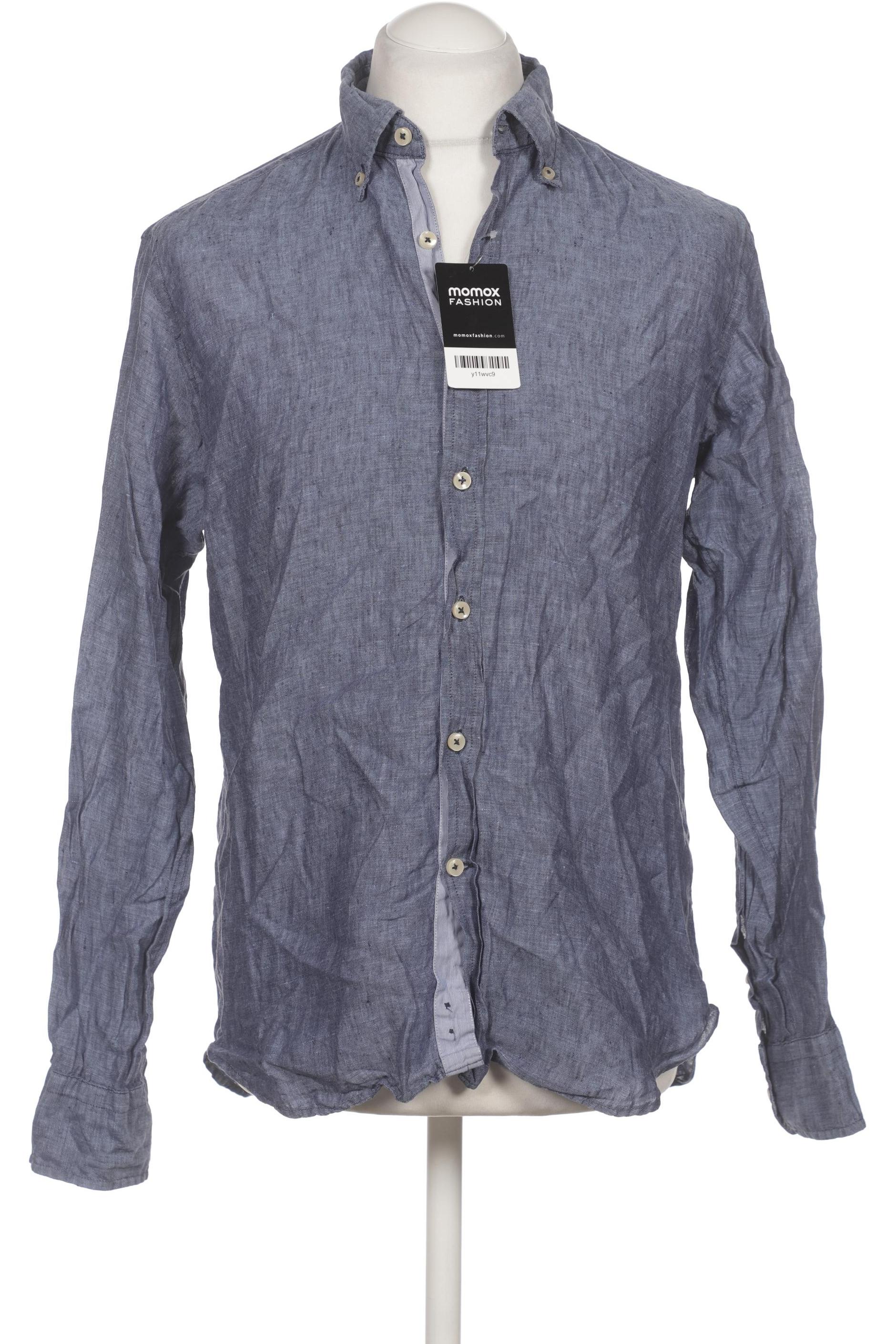 

Tom Rusborg Herren Hemd, blau, Gr. 48