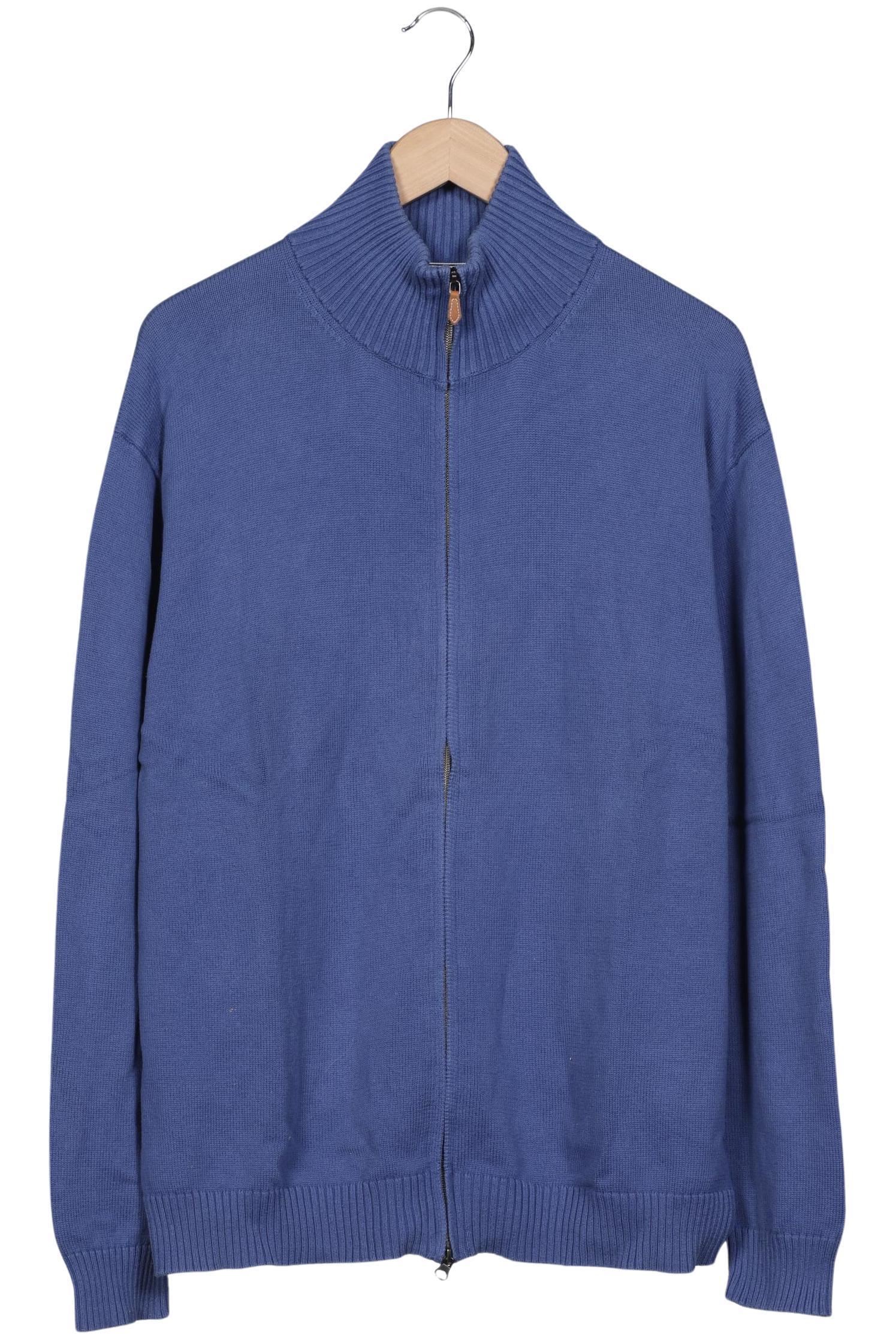 

Tom Rusborg Herren Strickjacke, blau, Gr. 58