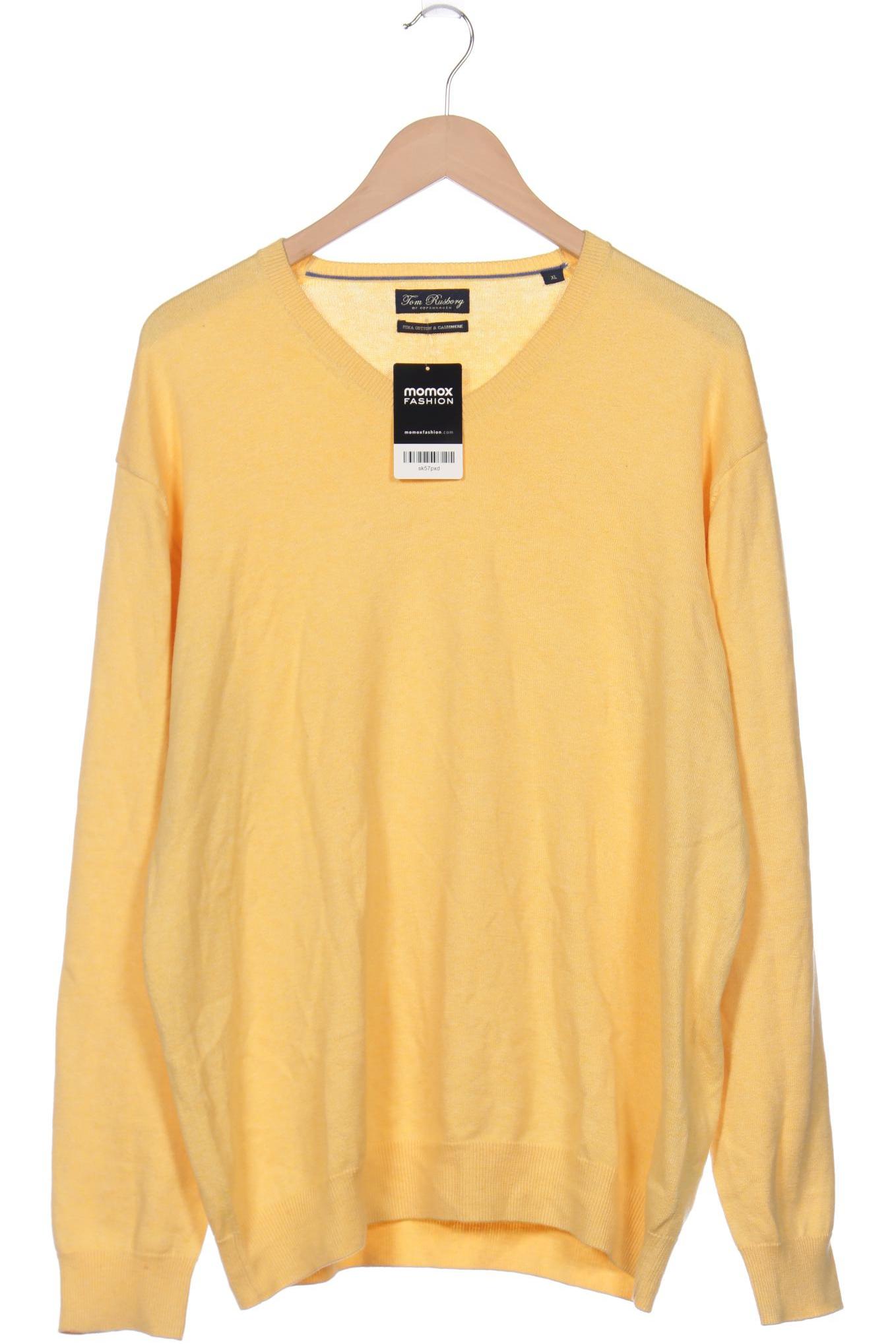 

Tom Rusborg Herren Pullover, gelb