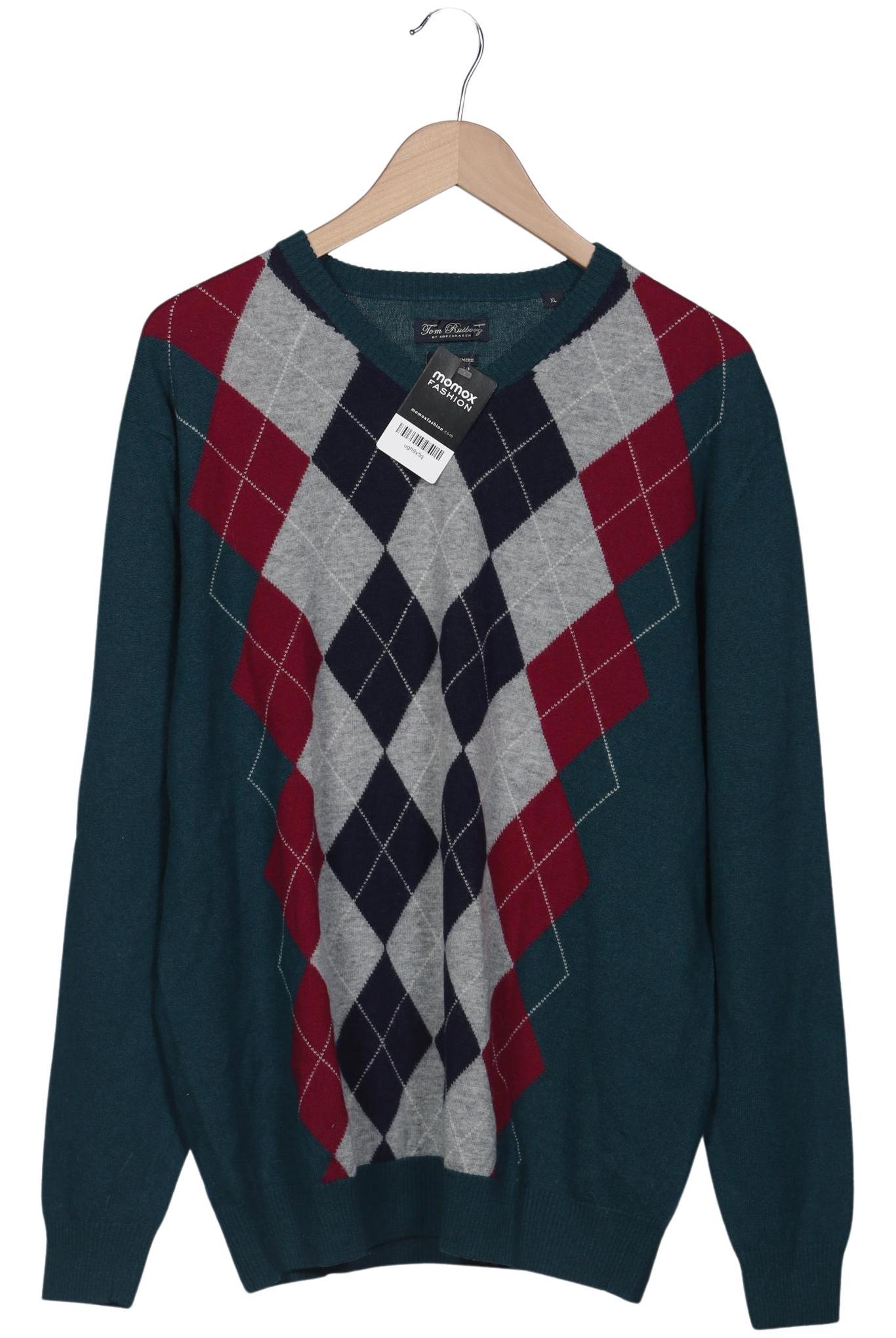

Tom Rusborg Herren Pullover, türkis, Gr. 54