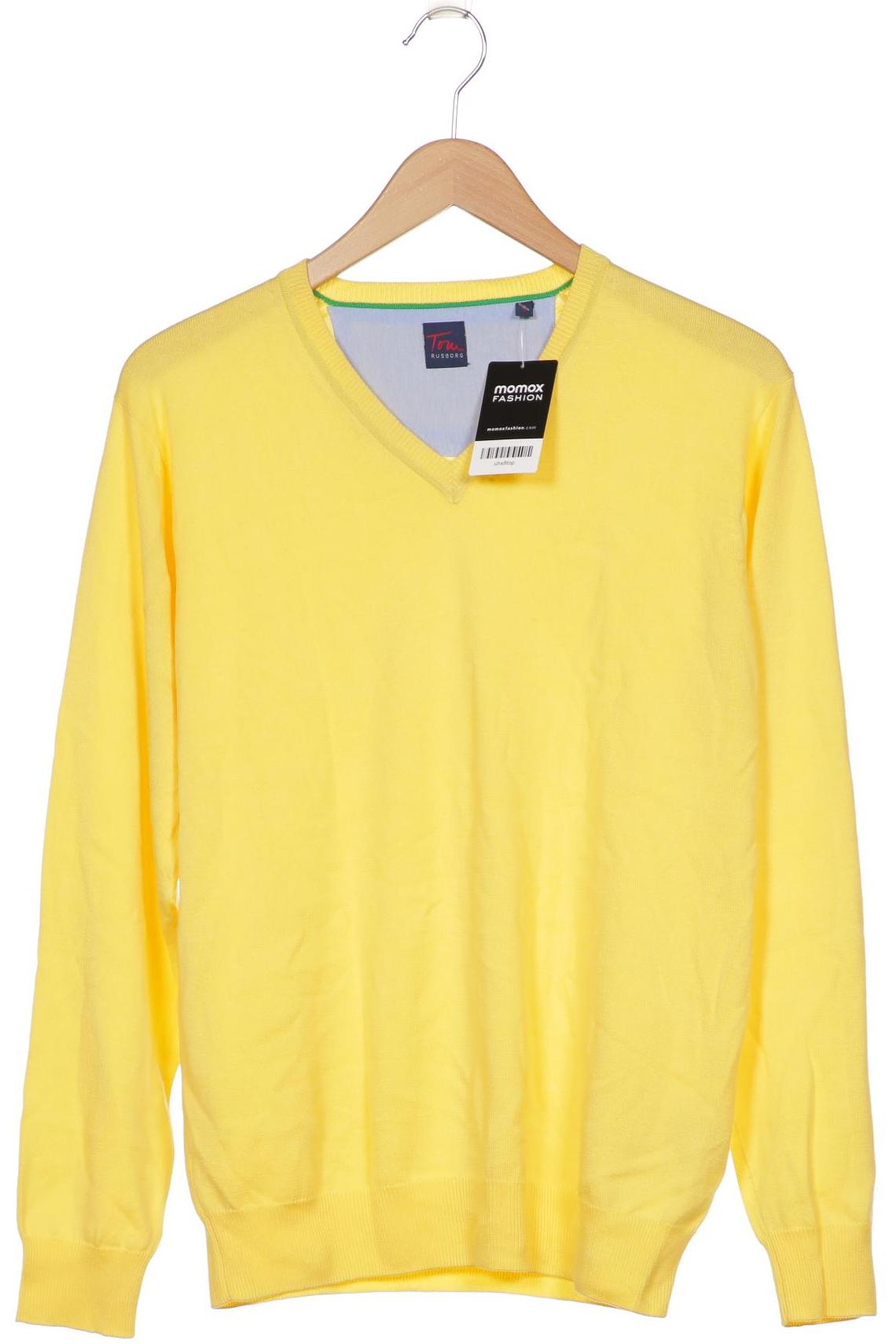 

Tom Rusborg Herren Pullover, gelb