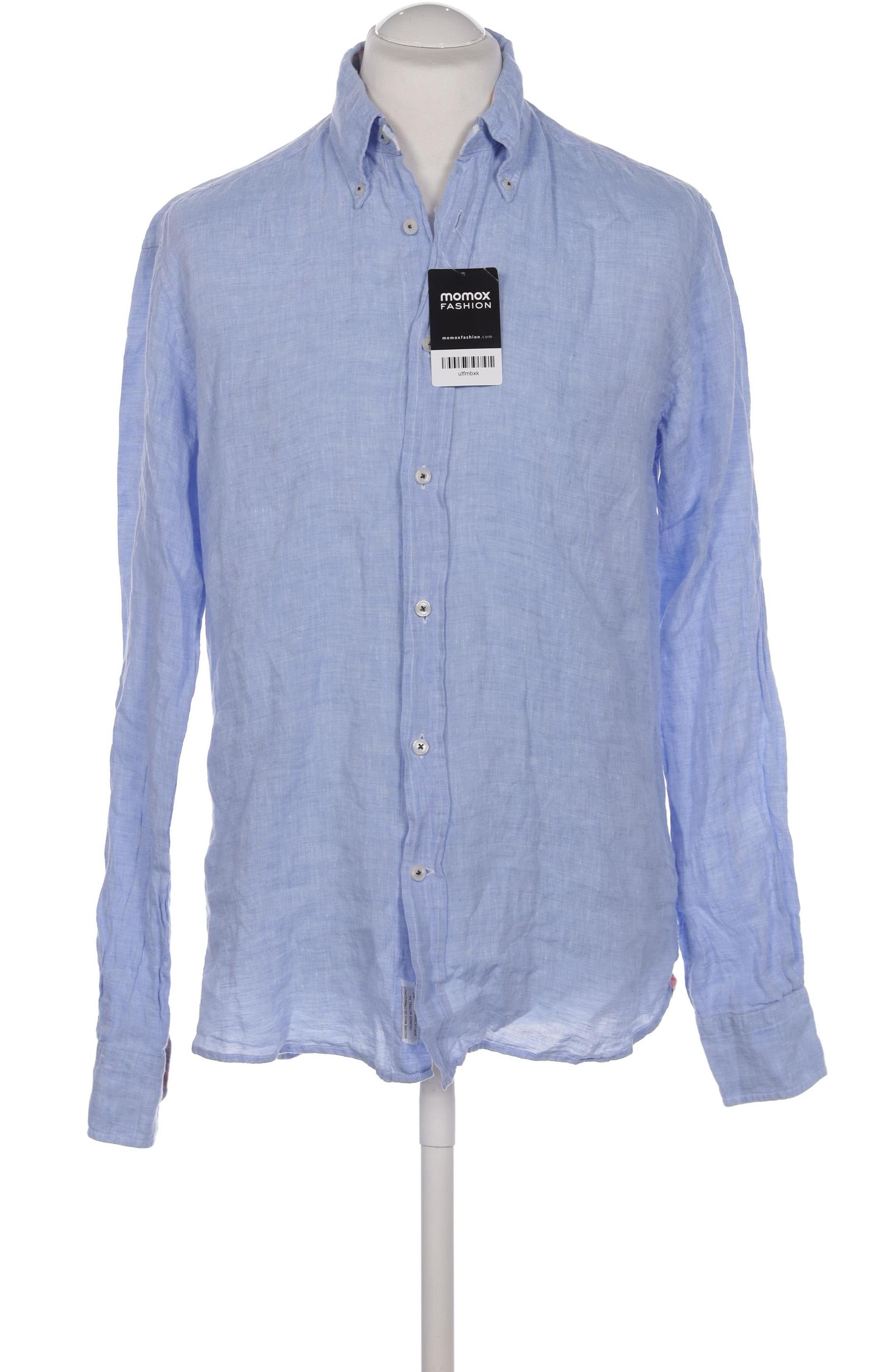 

Tom Rusborg Herren Hemd, hellblau, Gr. 48