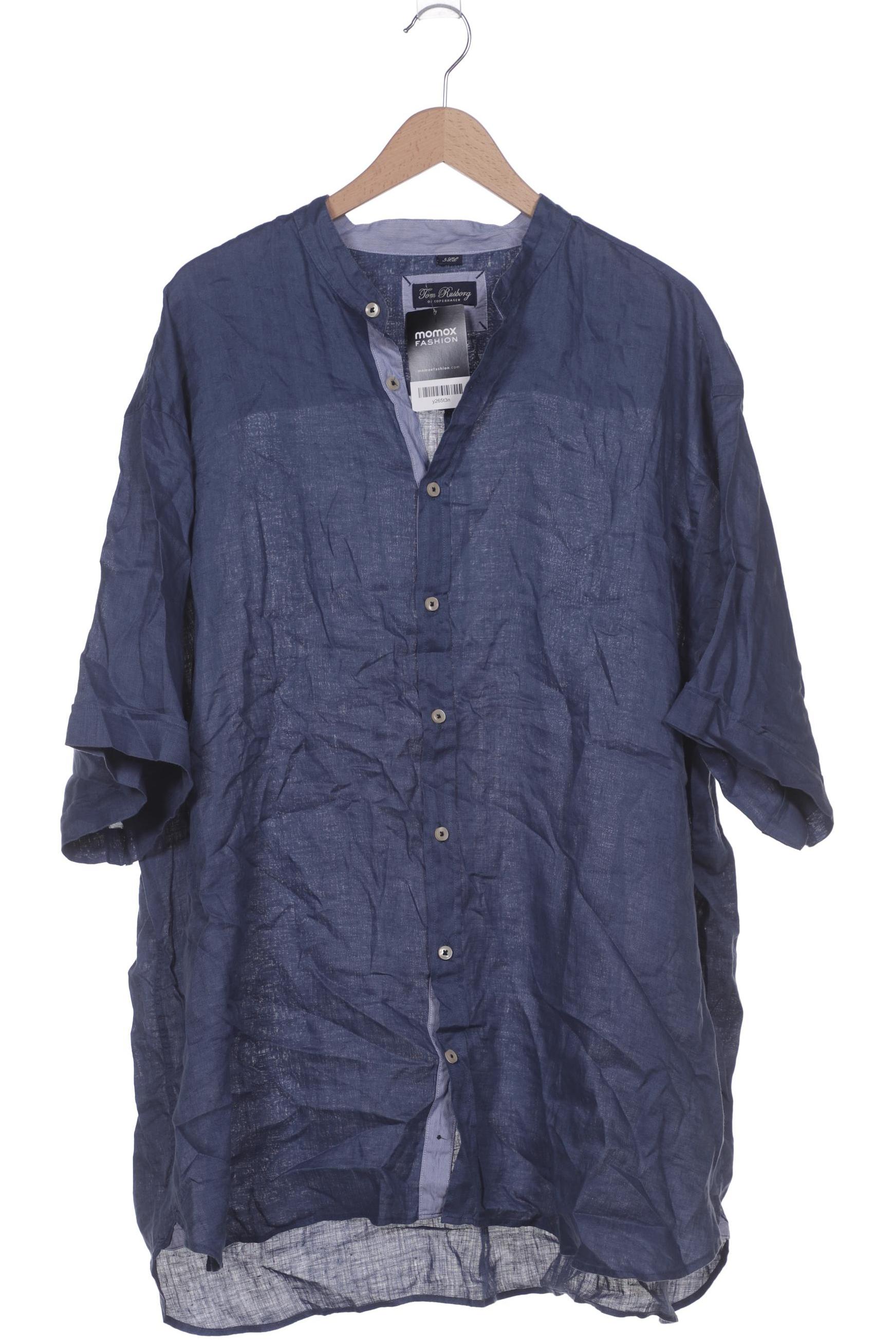 

Tom Rusborg Herren Hemd, blau, Gr. 62