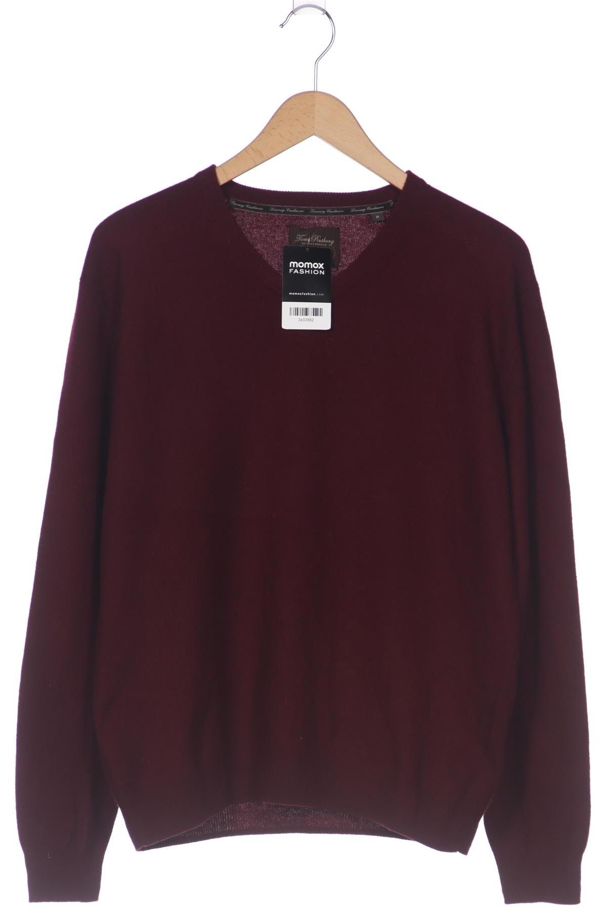 

Tom Rusborg Herren Pullover, bordeaux, Gr. 48
