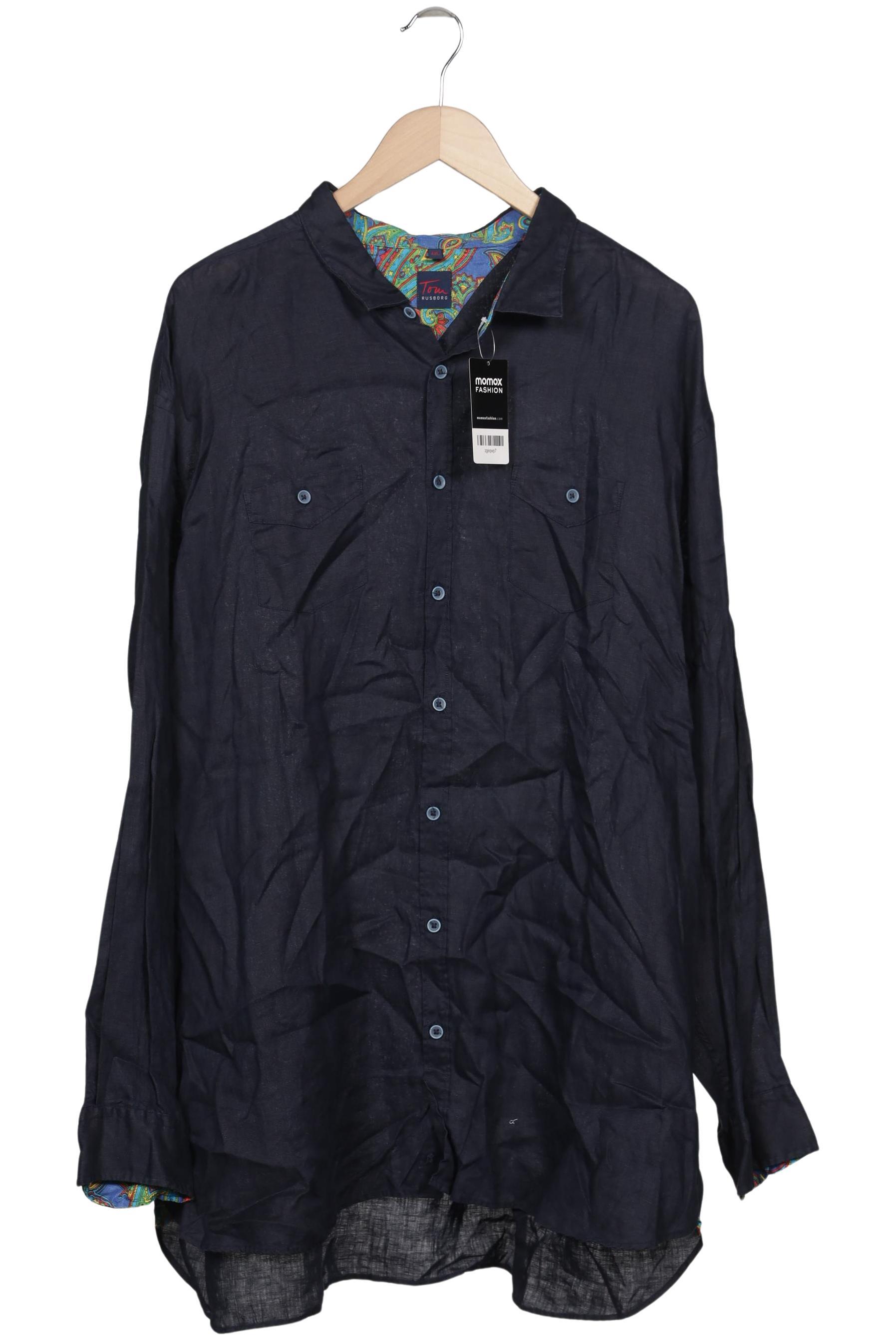

Tom Rusborg Herren Hemd, marineblau, Gr. 60