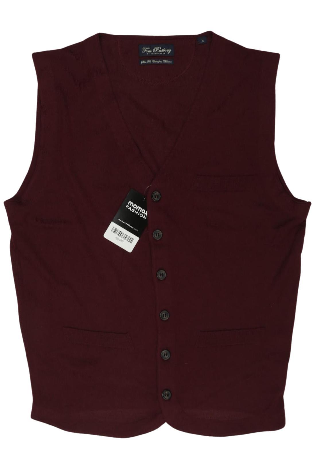 Thumbnail - Tom Rusborg Herren Weste, bordeaux, Gr. 48