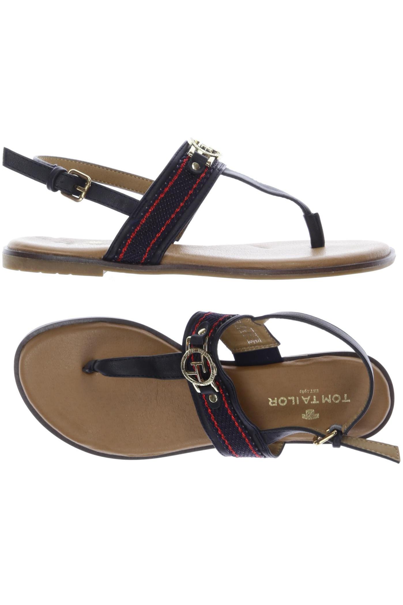 

Tom Tailor Damen Sandale, schwarz, Gr. 38