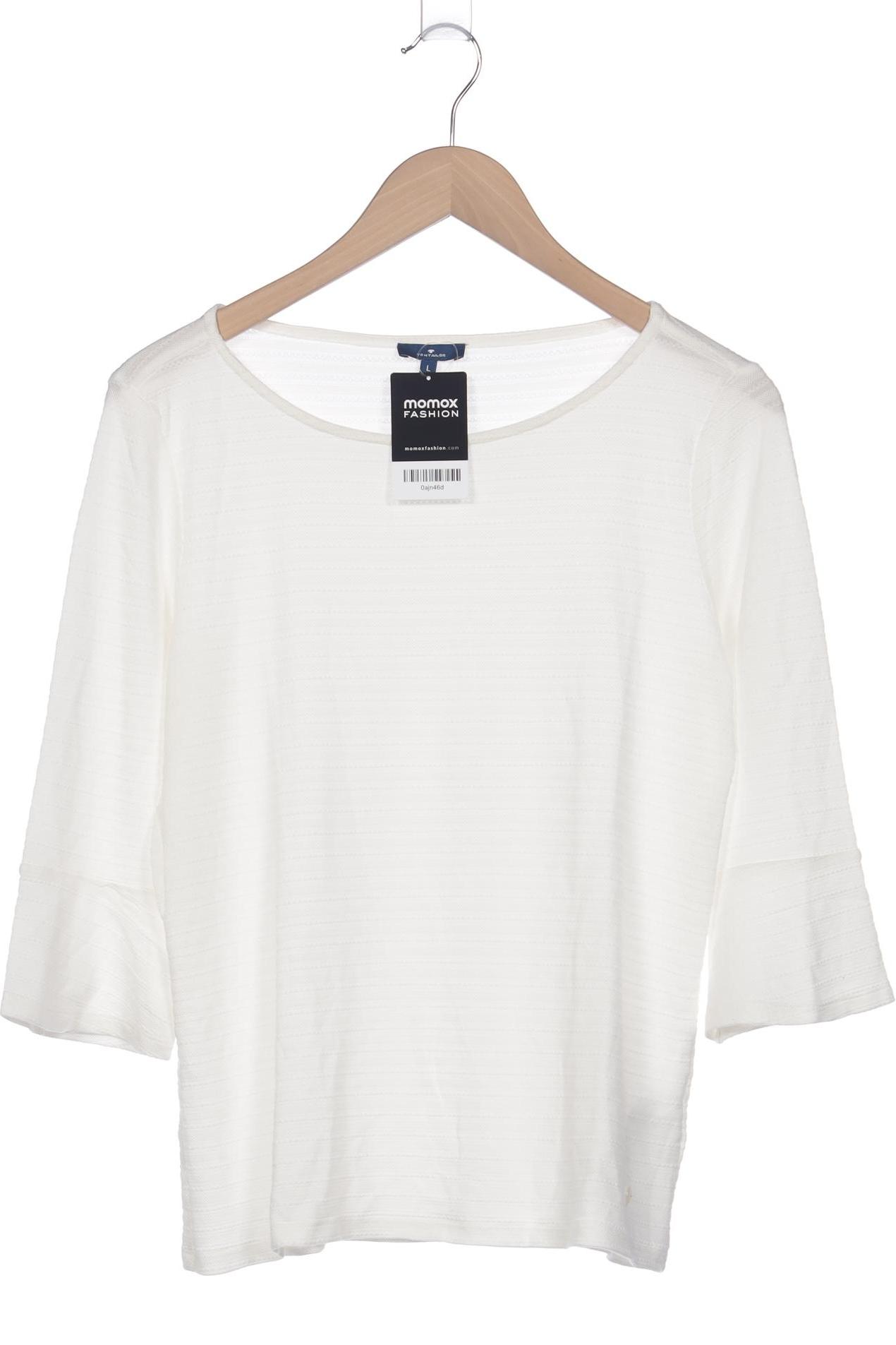 

Tom Tailor Damen Langarmshirt, cremeweiß, Gr. 42